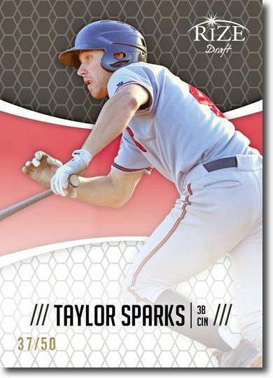 TAYLOR SPARKS 2014 Rize Rookie BLACK Paragon REDS RC #/50