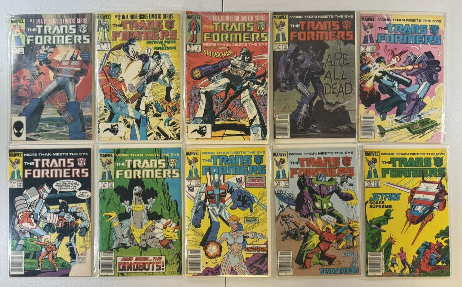 Transformers #1-31 Run Marvel 1984 Lot of 30 NM-M