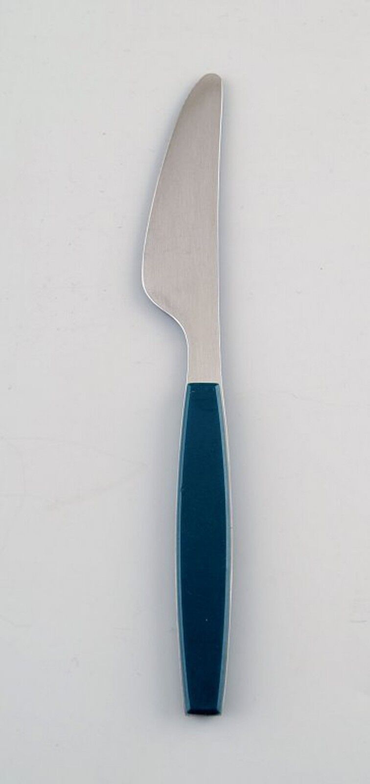 6 pieces. Lunch knifes. Henning Koppel. In stainless steel and green plastic