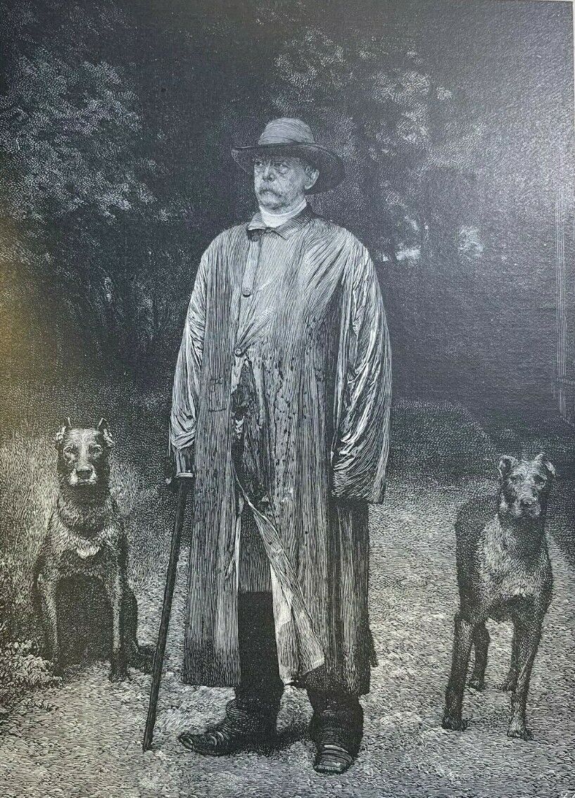 1904 Germany Count Otto Von Bismarck Friedrichsruh