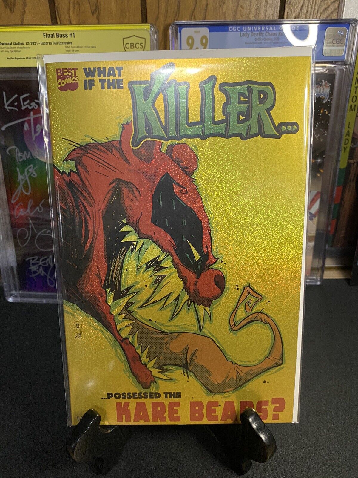 Gold Foil killer kare bears 1/1