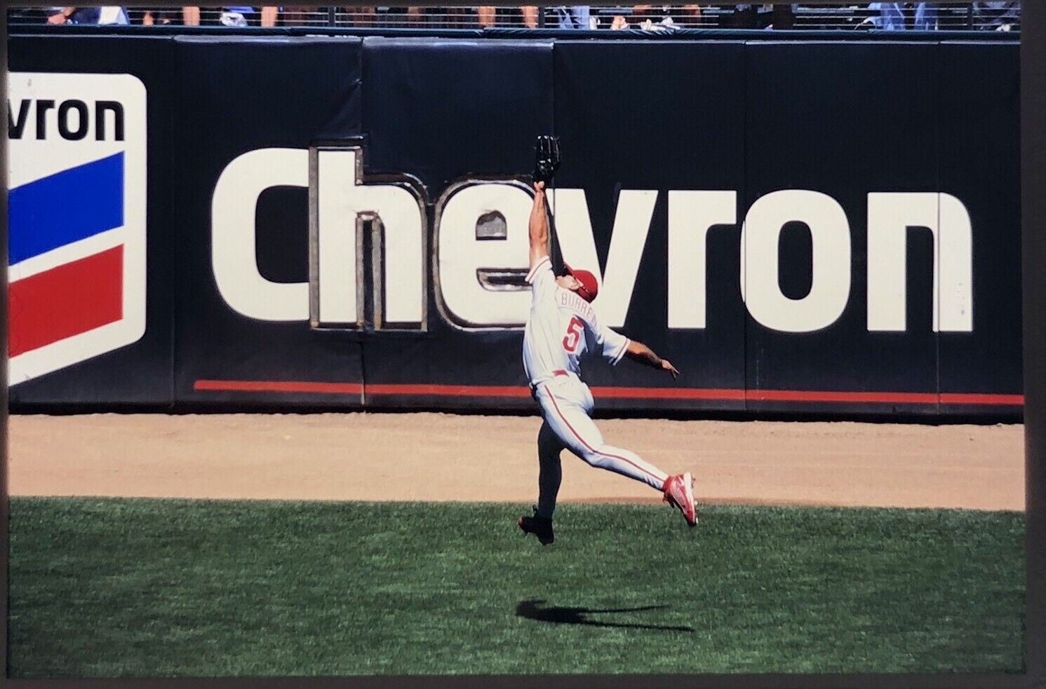 Pat Burrell Chevron Sign 35mm Baseball Slide H2 Advertising Philadelphia Phillie