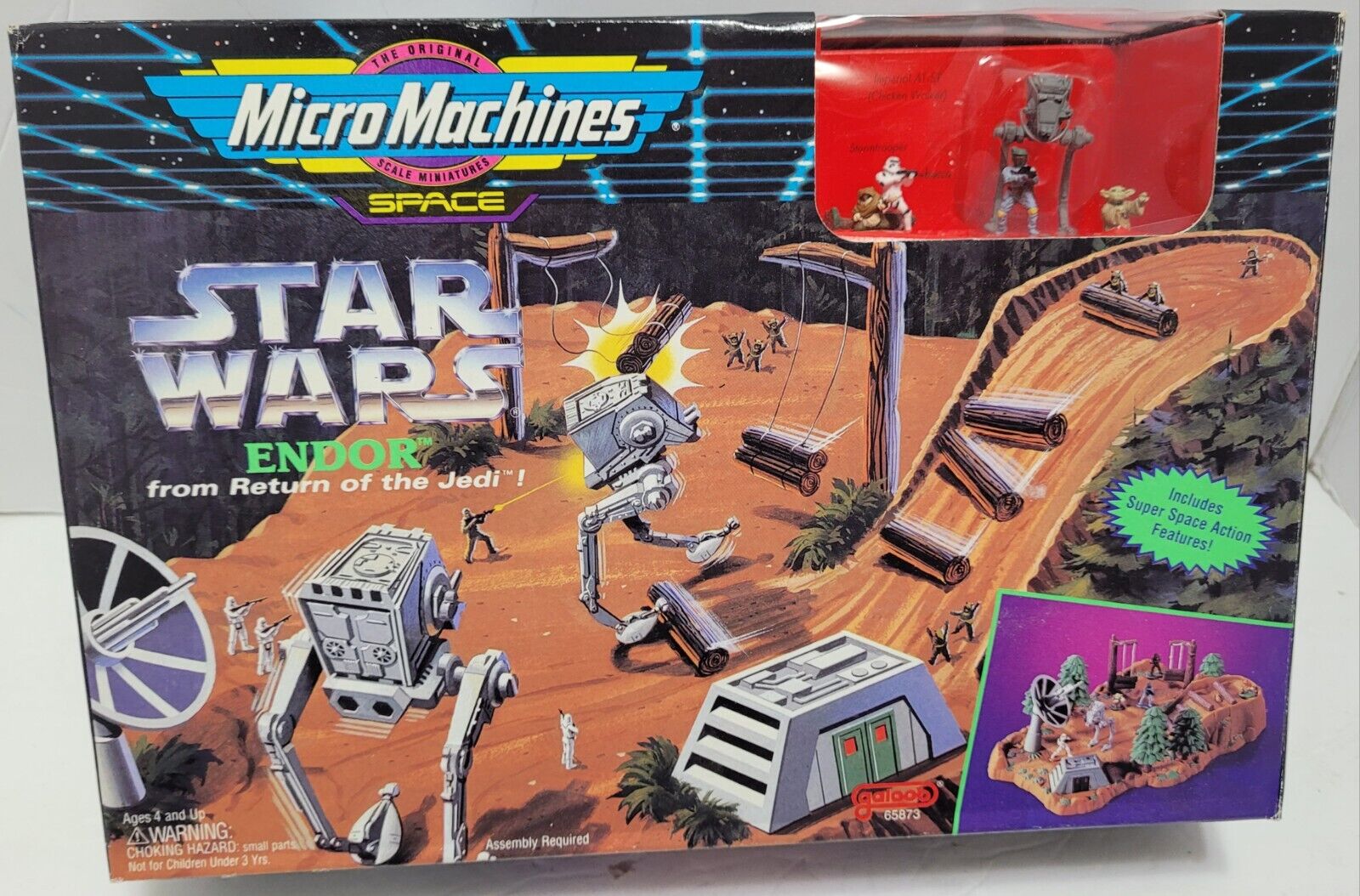GALOOB MICRO MACHINES STAR WARS ENDOR PLAYSET *MINT IN BOX*