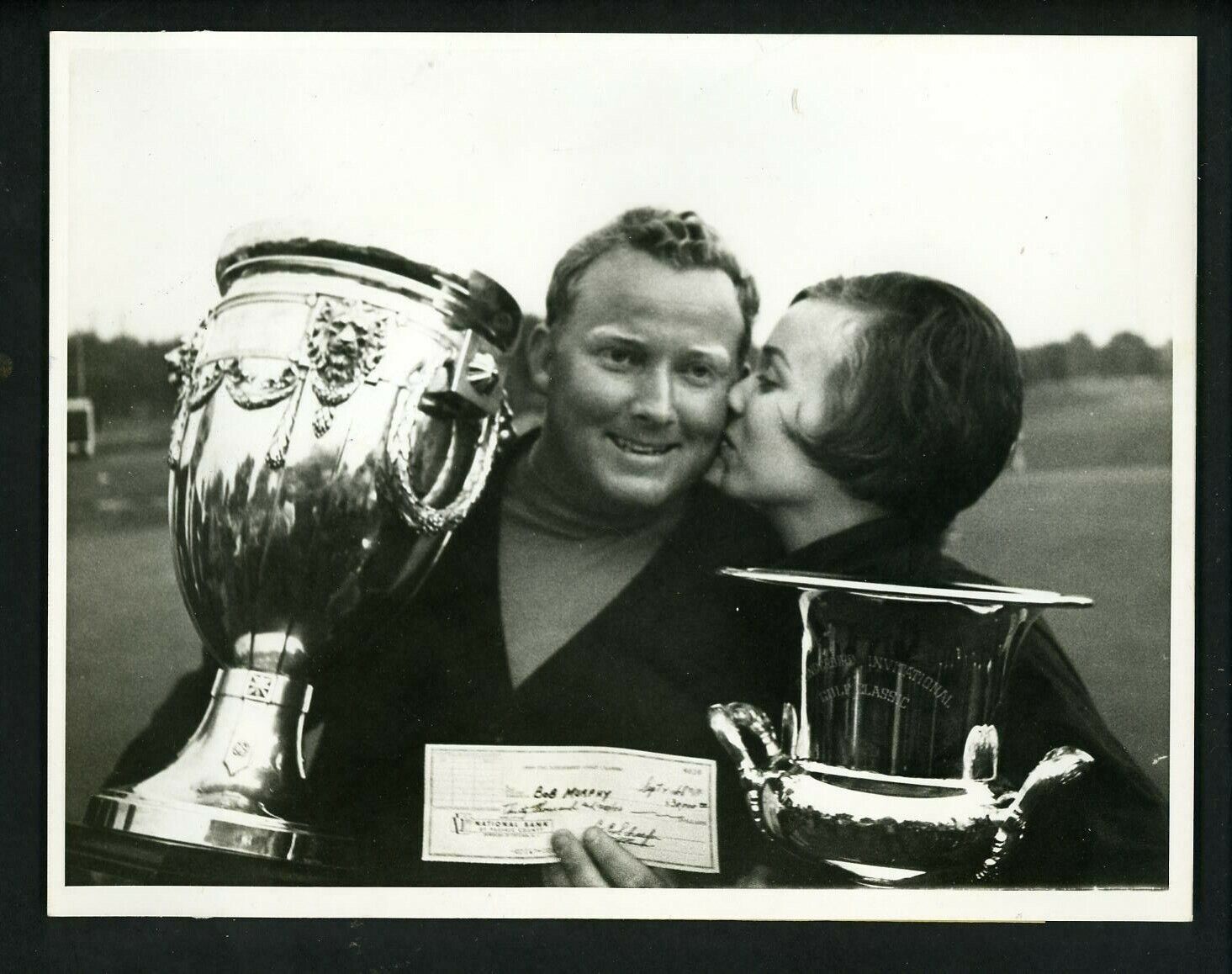 Bob Murphy & wife Gail 1968 Press Photo Thunderbird Golf Classic Upper Montclair
