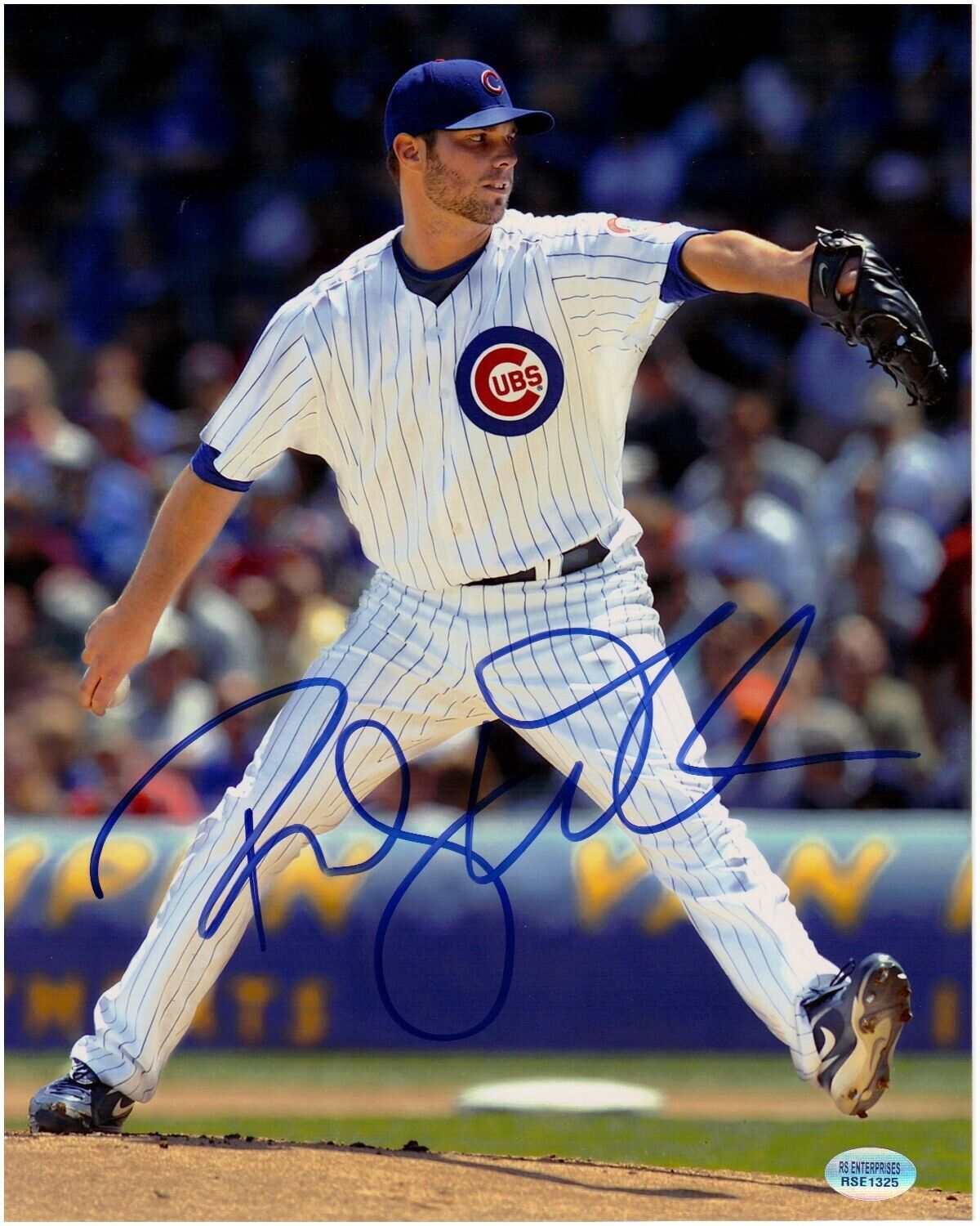 Randy Wells-Chicago Cubs-Autographed 8x10 Photo