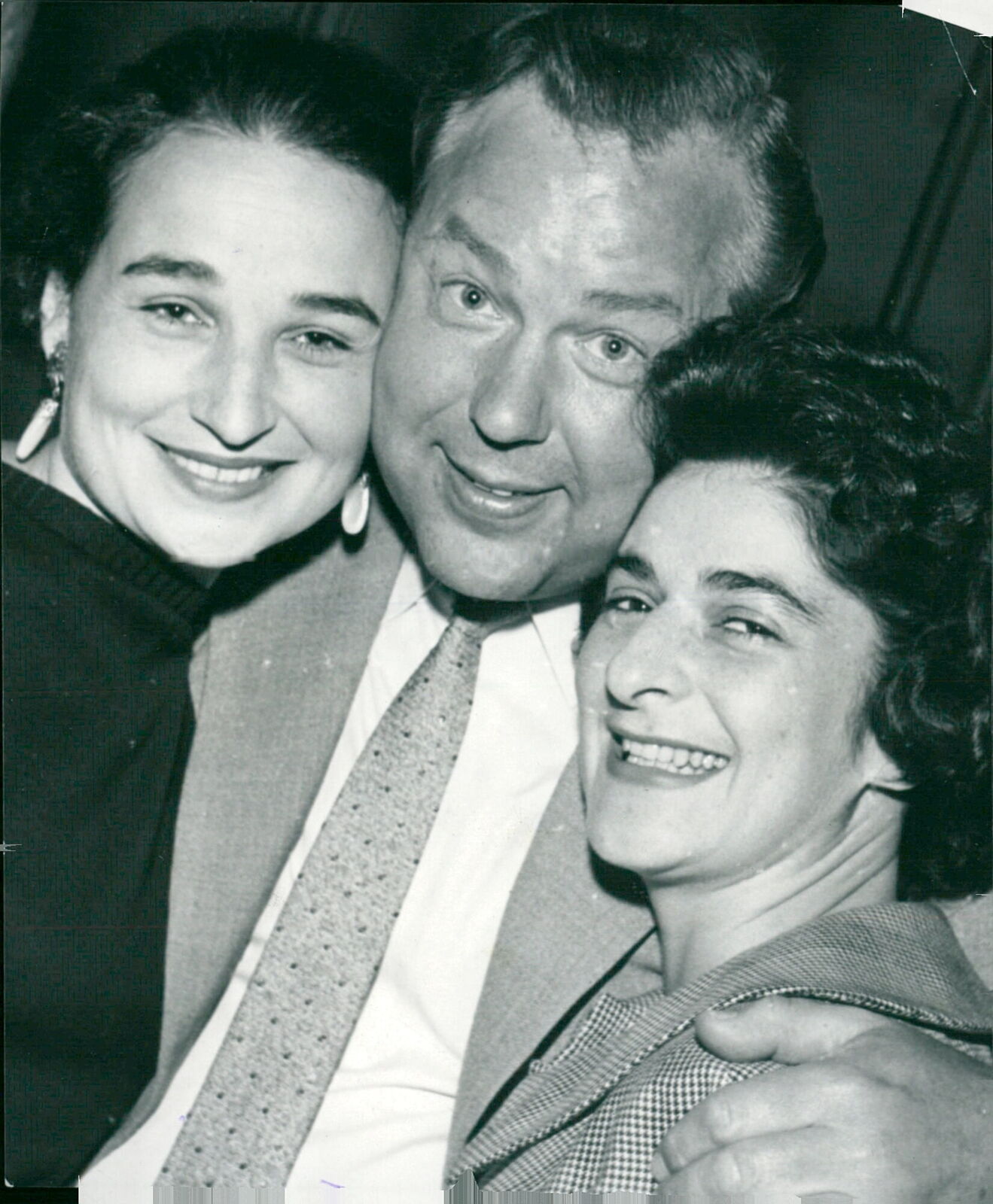 Margareta Hallin, Arne Wirén and Judith Garellick. - Vintage Photograph 2334391