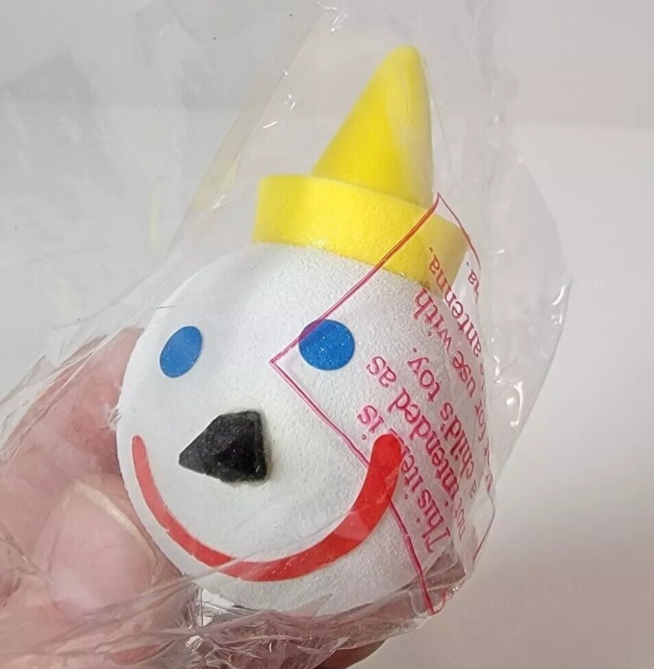 Vintage 1990's Original Jack in the Box Antenna Topper Ball Sealed Package