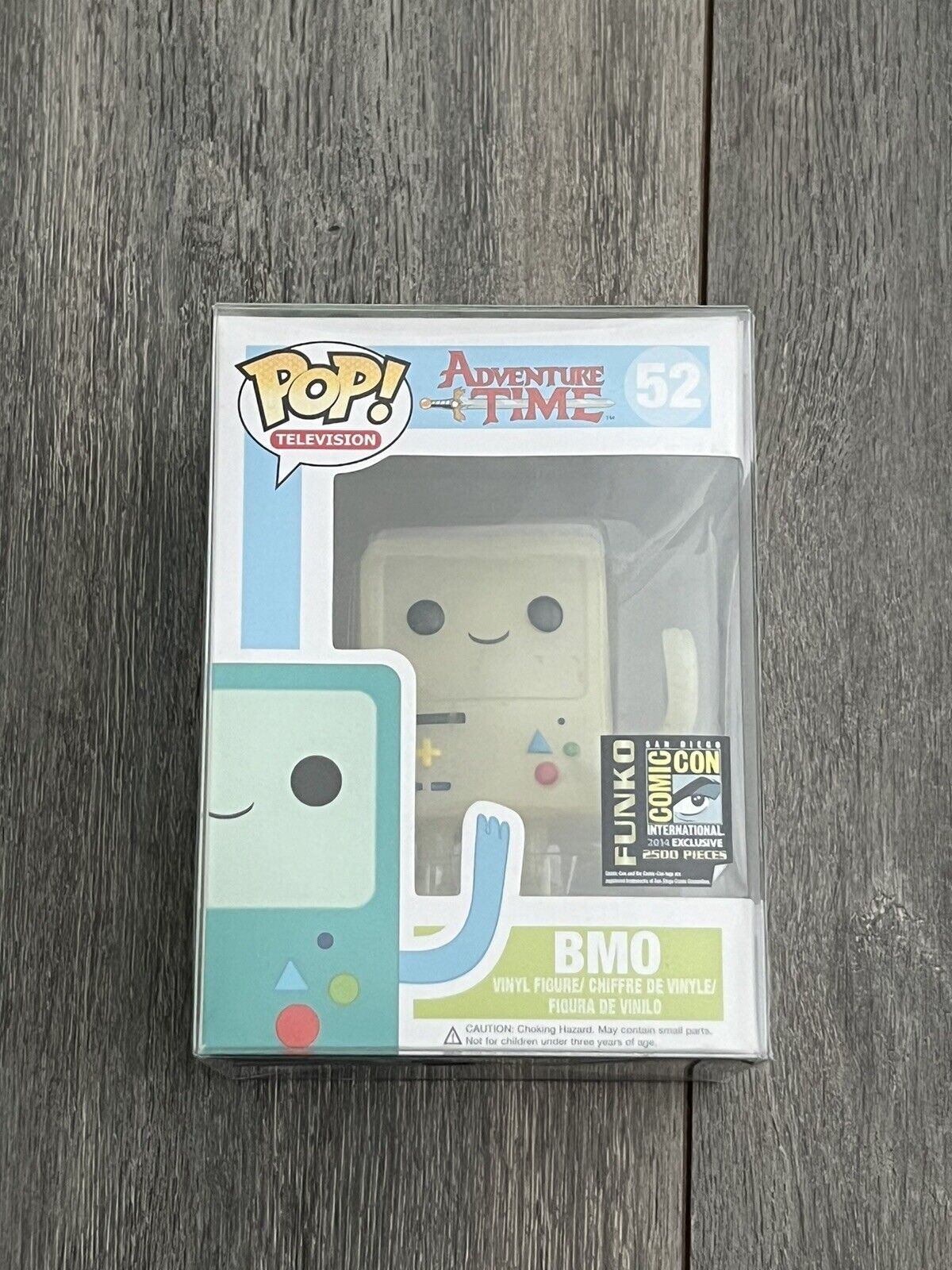 Funko Pop BMO 52 SDCC 2014 Adventure Time Glow In The Dark Soft Protector