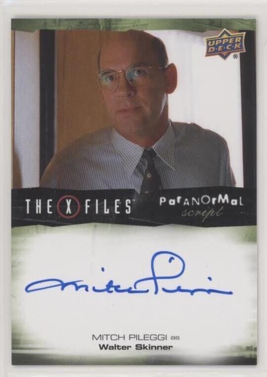 X-Files Ufos & Aliens auto AUTOGRAPH CARD Mitch Pileggi as Walter Skinner