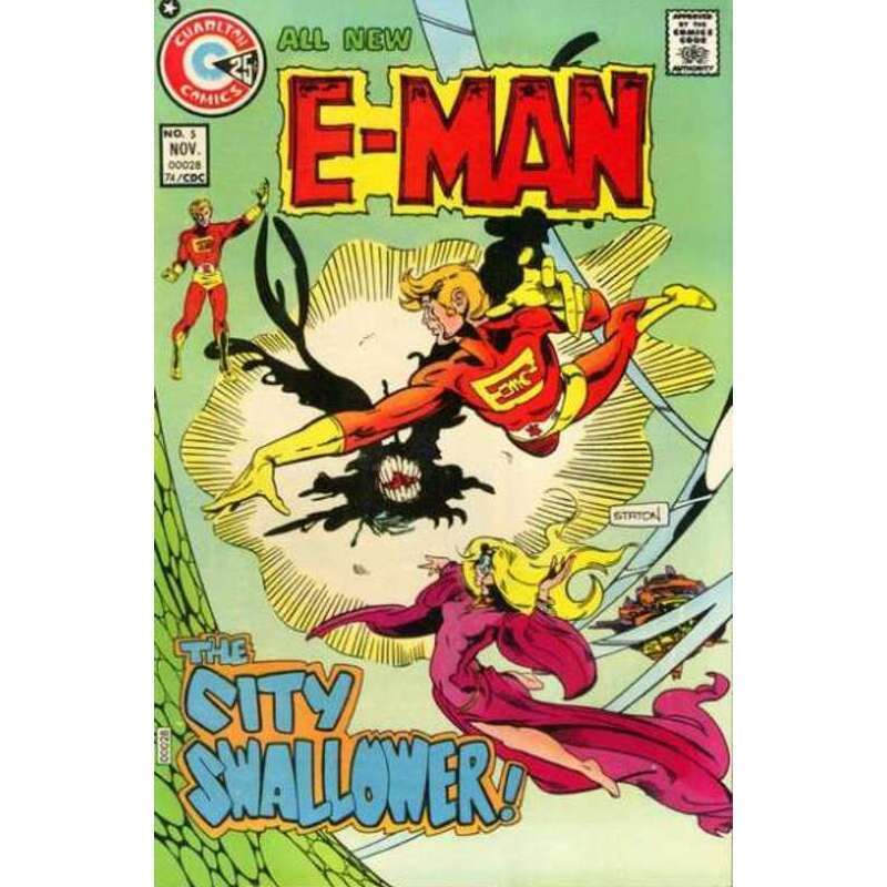 E-Man (1973 series) #5 in Fine condition. Charlton comics [m&