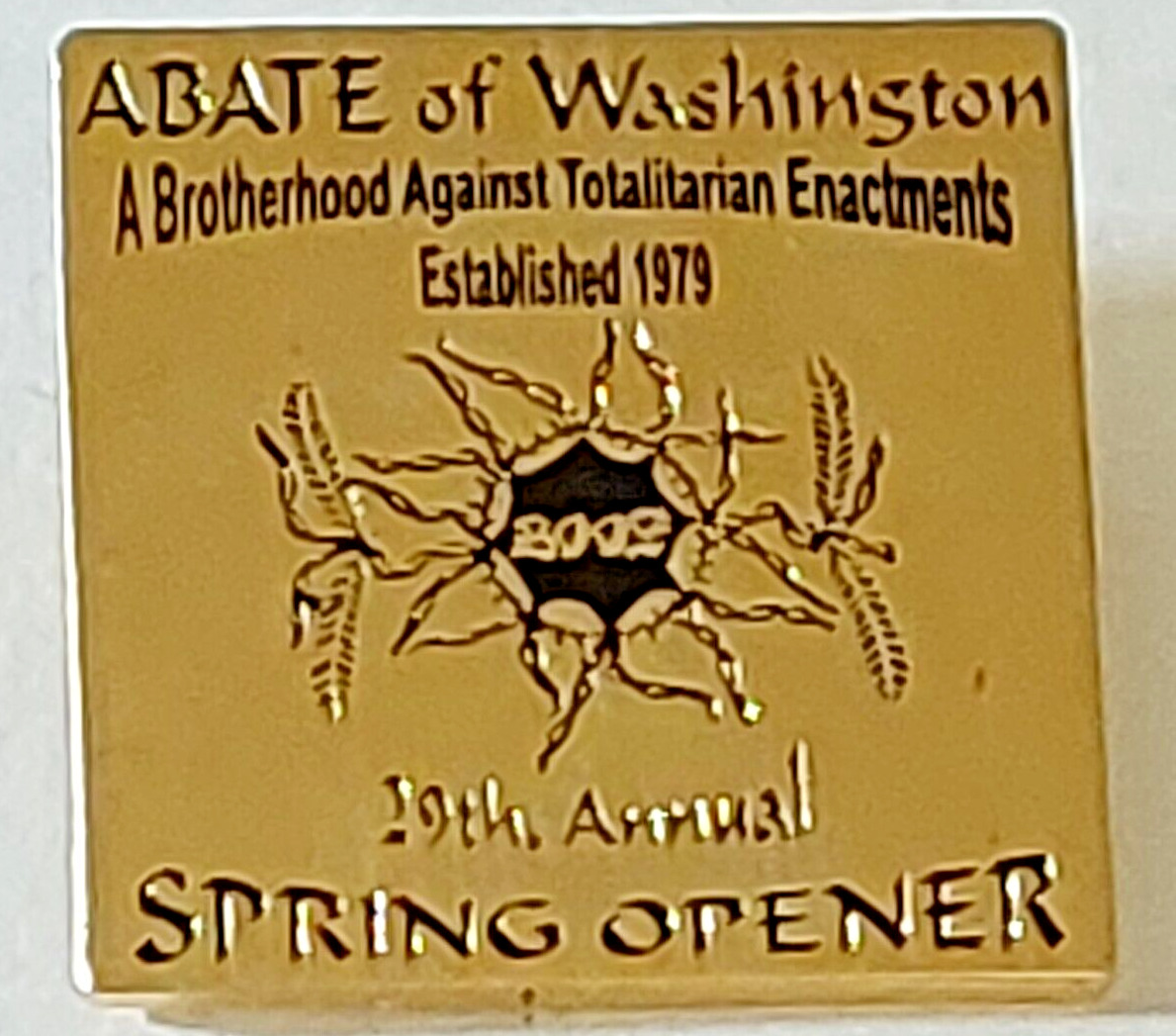 ABATE of Washington 2008 29th Annual Spring Opener Lapel Pin (091023)