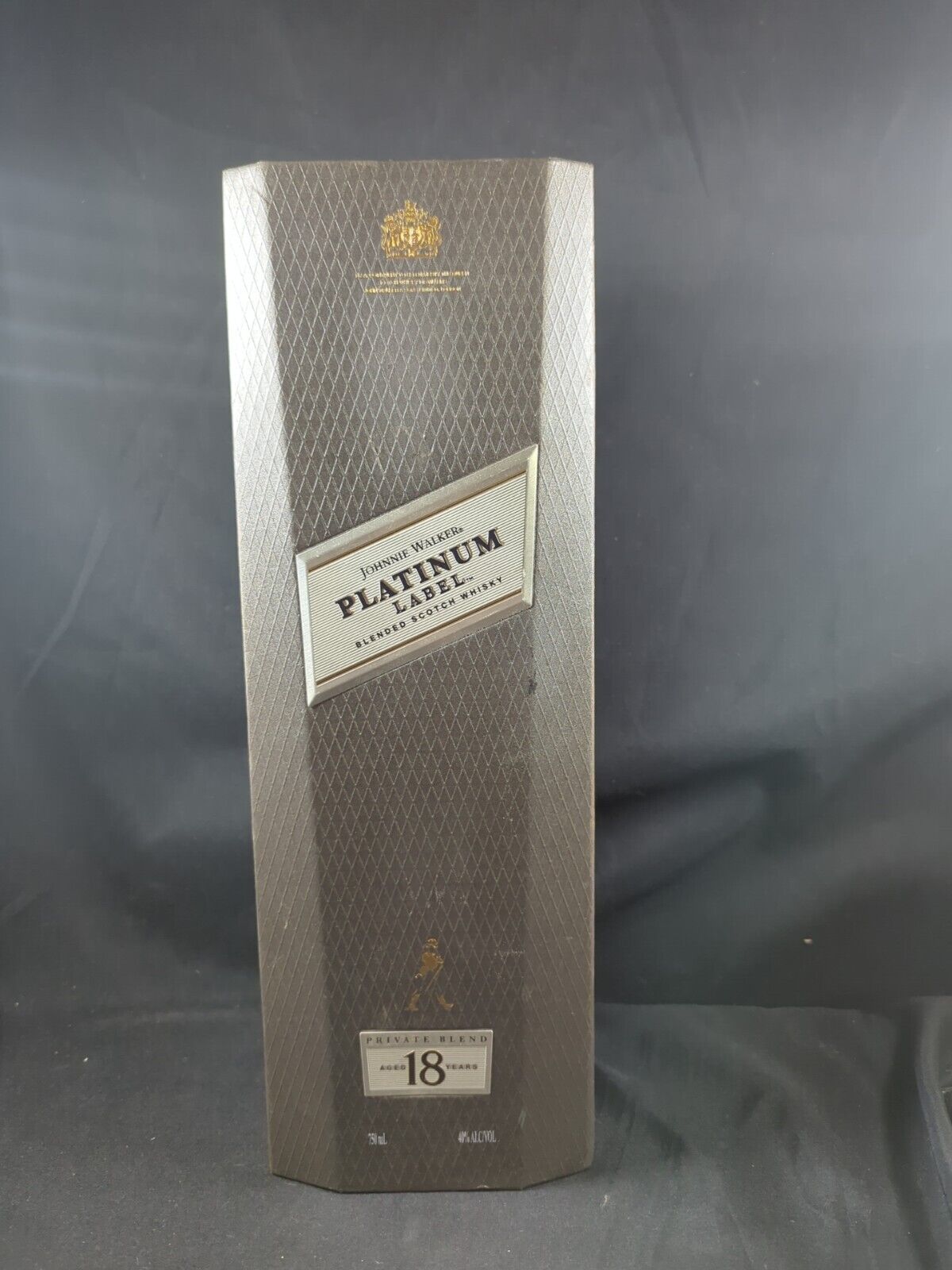Johnnie Walker Platinum Label Blended Scotch Whisky 750ml Empty Box Only