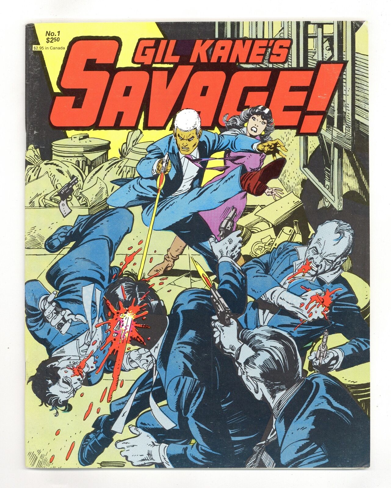 Gil Kane\'s Savage #1 FN- 5.5 1982