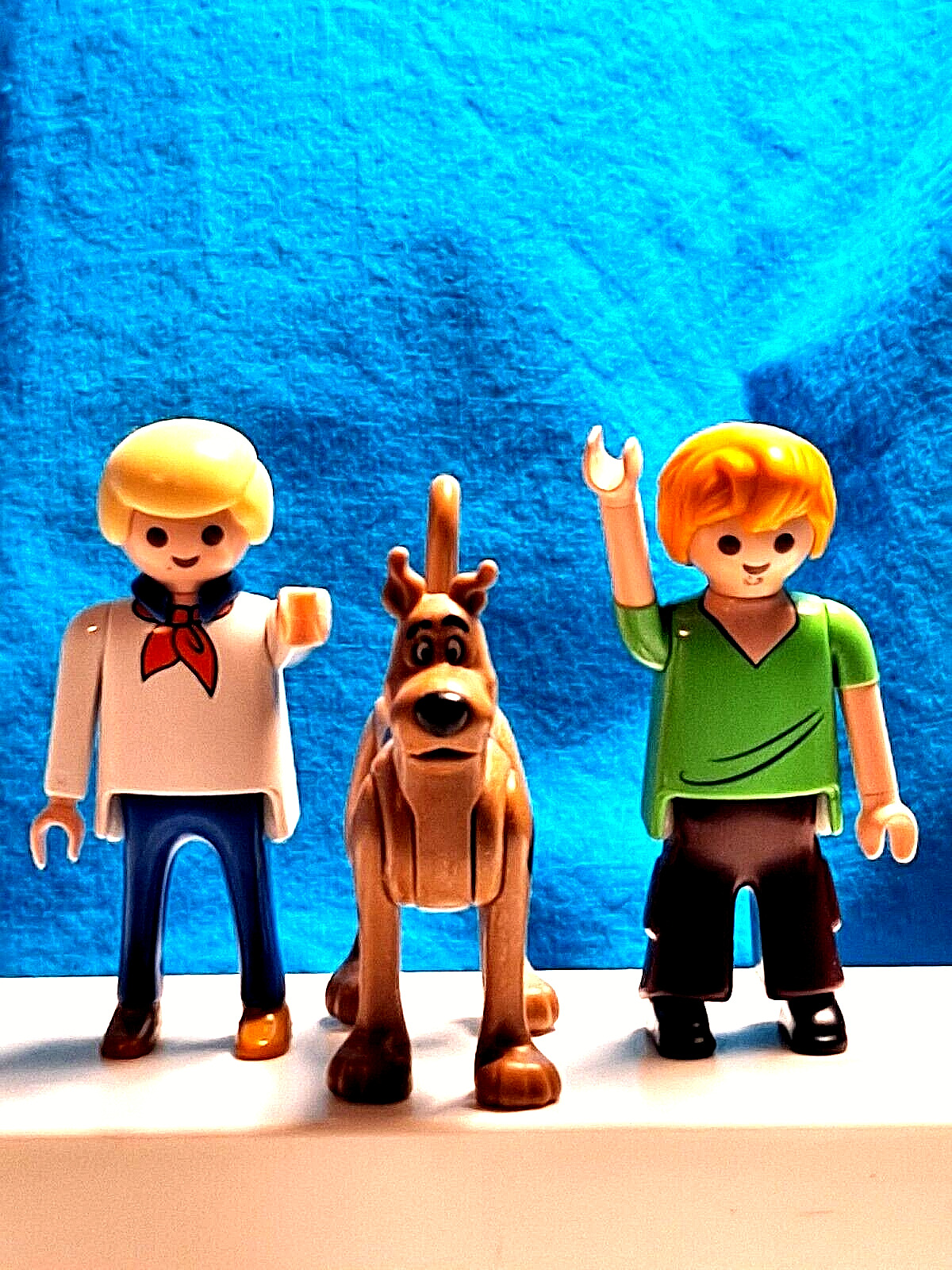 Scooby-Dooby-Doo Shaggy & Fred PLAYMOBILE Toy Figurines 2.5\