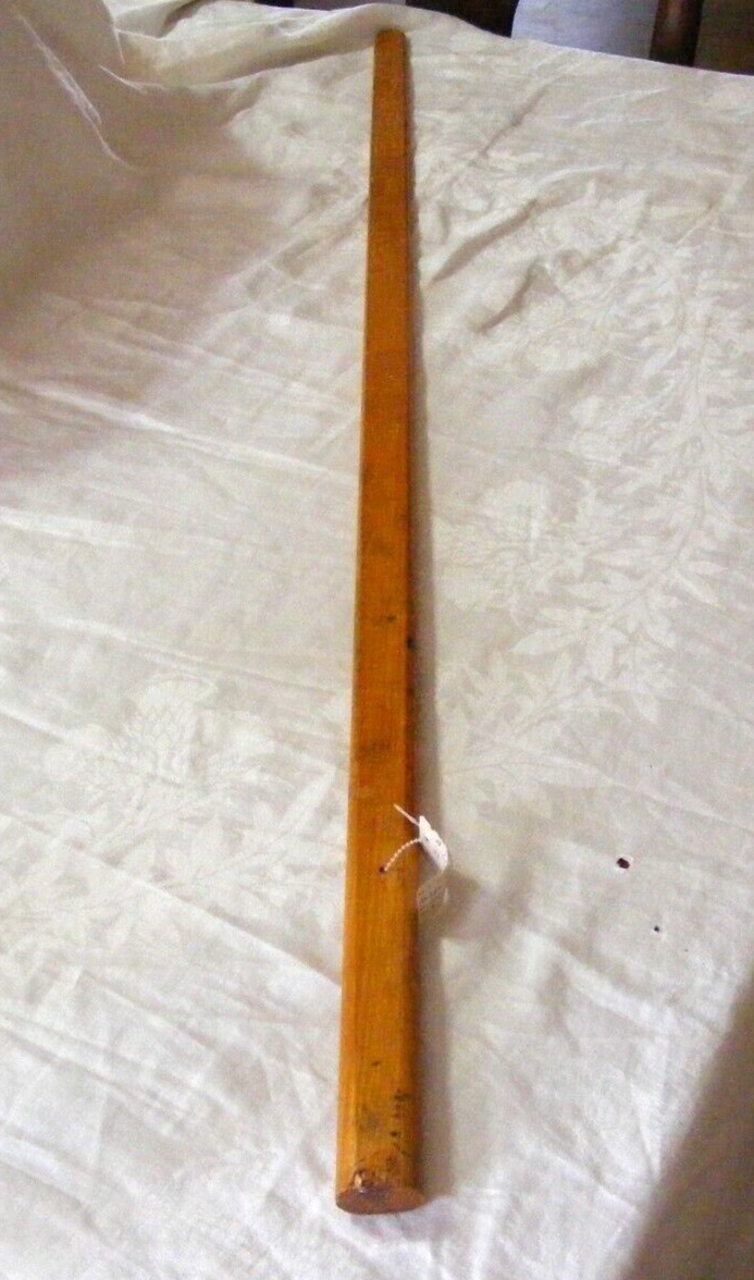 Vintage 1914 Military Wooden Fencing Practice Sword R.I.A (No Guard) 1-s B