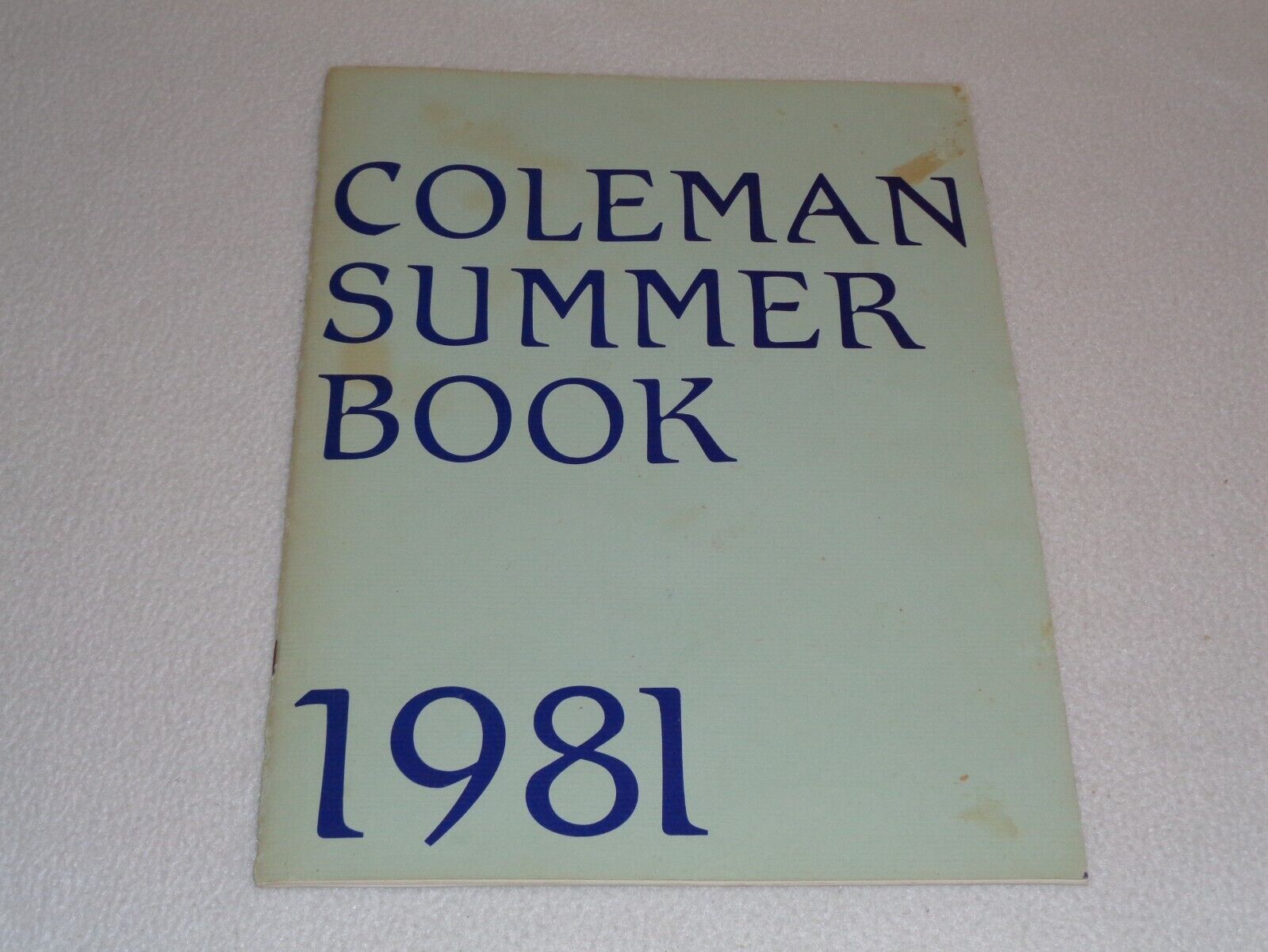 Coleman Camp Cleveland Georgia Jewish Summer Book 1981 Rare Photo Yearbook