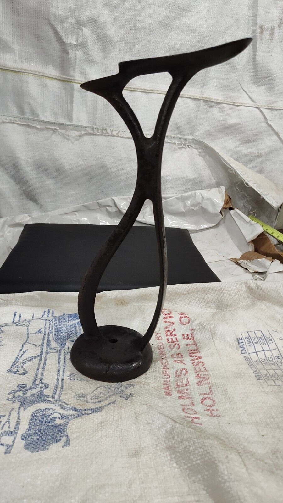  Cast Iron Vintage Shoe Anvil Stand / Forms / Cobbler’s Forms. 