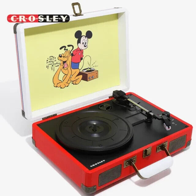 Disney Limited Edition Cruiser Turntable by Crosley - Record Player briefcase