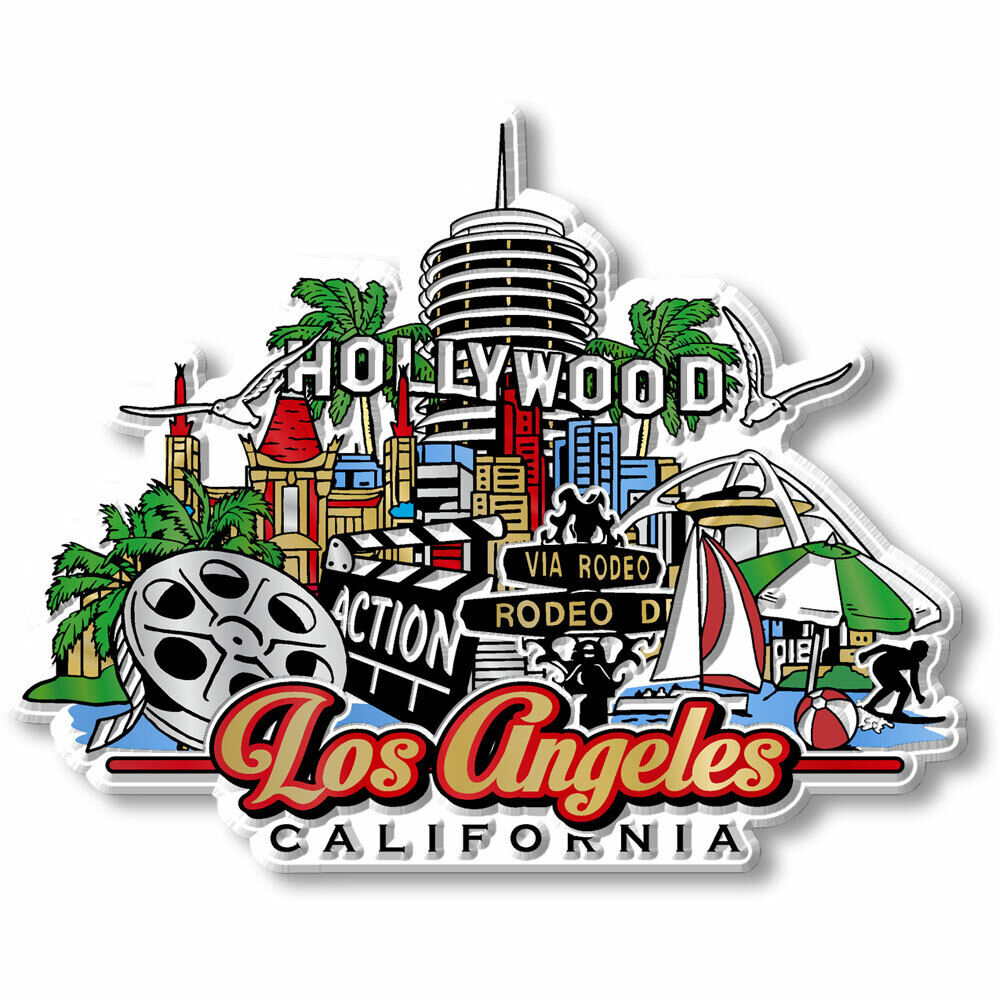 Los Angeles City Magnet by Classic Magnets