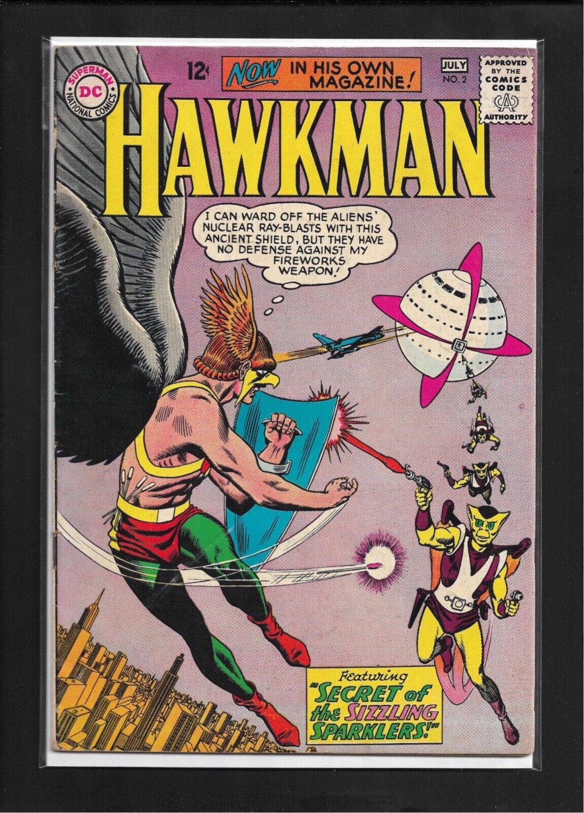 Hawkman #2 (1964): Murphy Anderson Cover Art Silver Age DC Comics FN (6.0)
