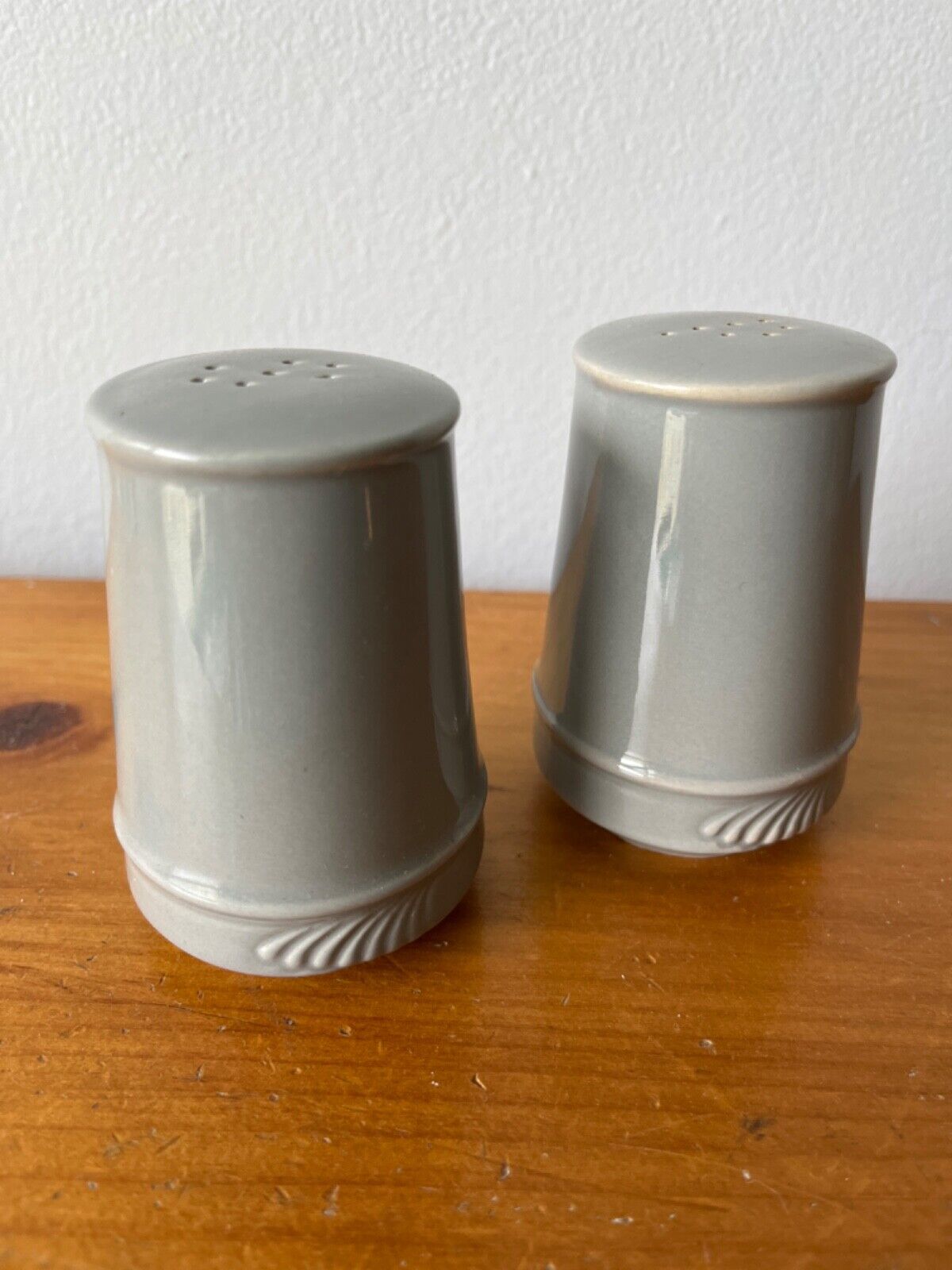 Vintage MCM Hall China Salt and Pepper  Shakers NOS 