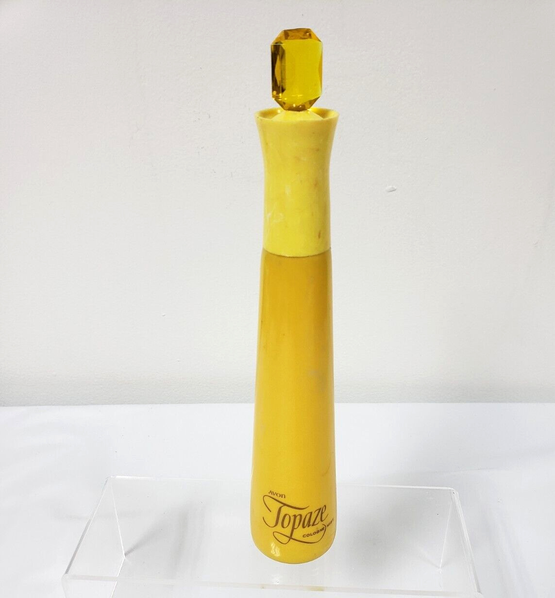Vintage Avon Topaze 3 oz. Cologne Perfume Spray  EMPTY Bottle