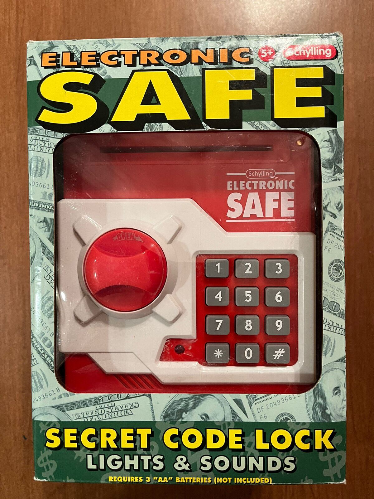 Schylling - Electronic SAFE/Bank - Secret Code Lock - Ages 5 And Up