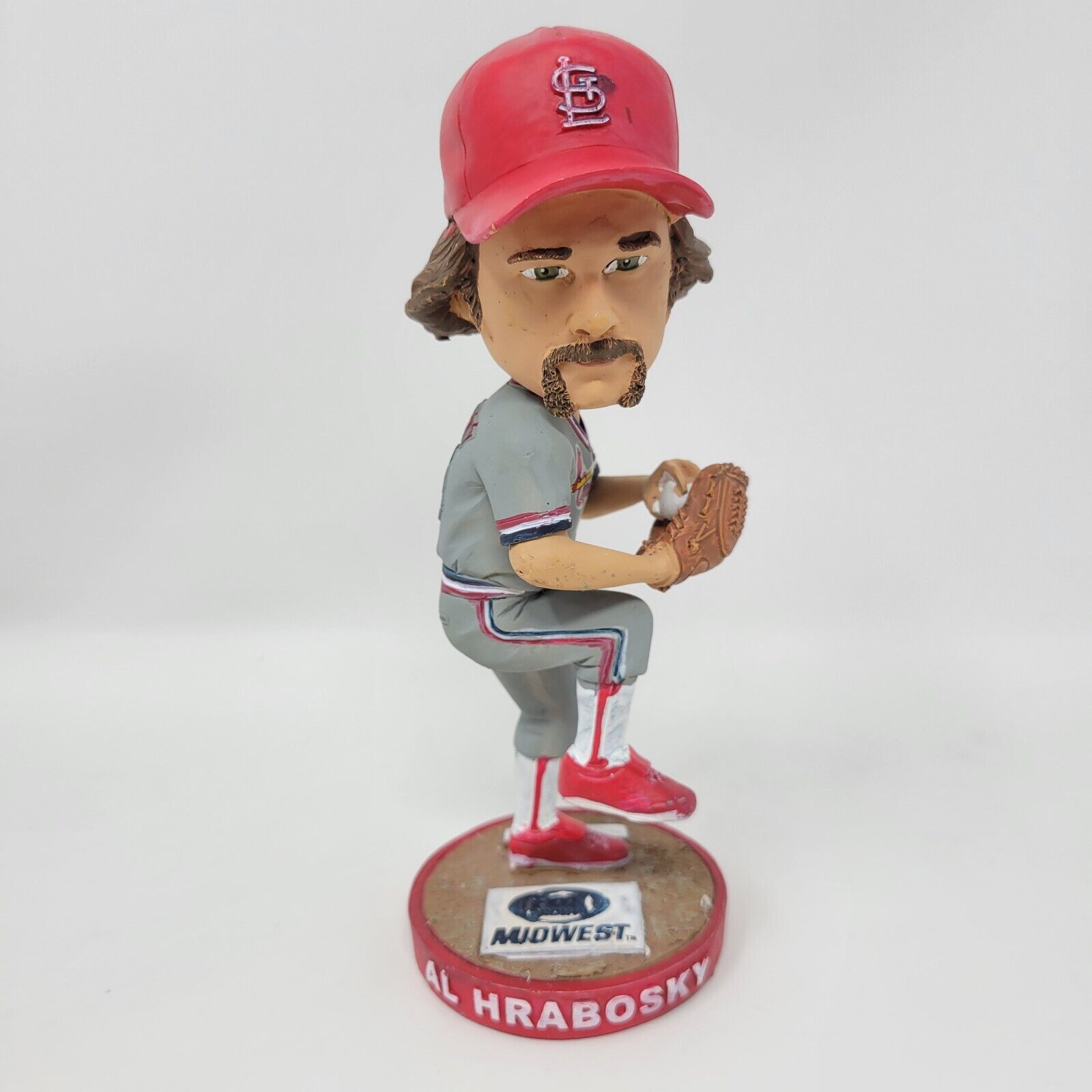 St Louis Cardinals Baseball Pitcher Al Hrabosky Mad Hungarian Bobblehead No Box