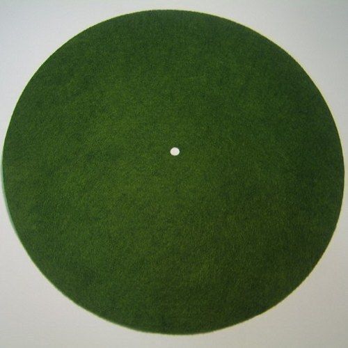 Victor Phonograph LARGE LIGHT GREEN Turntable Felt - Round (fits 12\