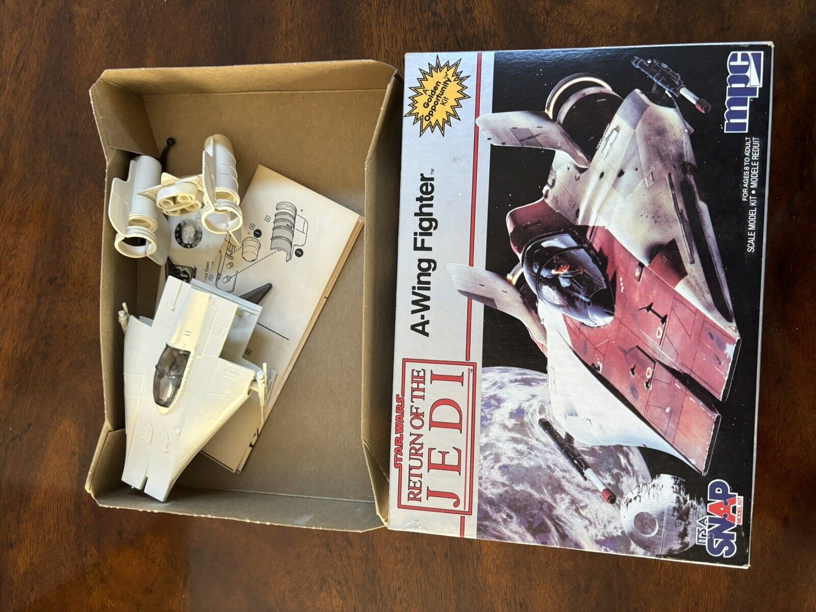 Star Wars Return Of The Jedi A-Wing Fighter Mpc Ertl Model Kit
