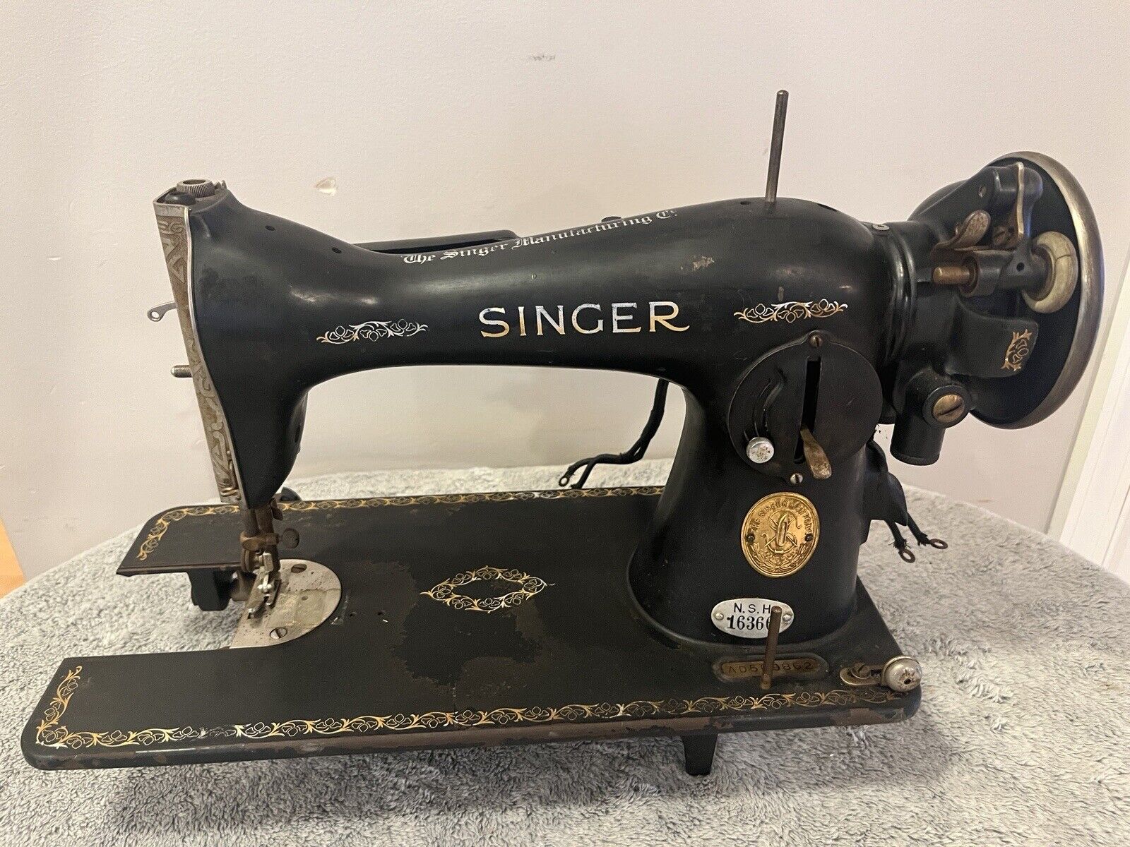 🔥RARE Singer 1933 Sewing Machine NSH 16366 State Fair Model🔥