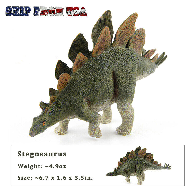 Jurassic Realistic Stegosaurus Dinosaur Model 6.7\