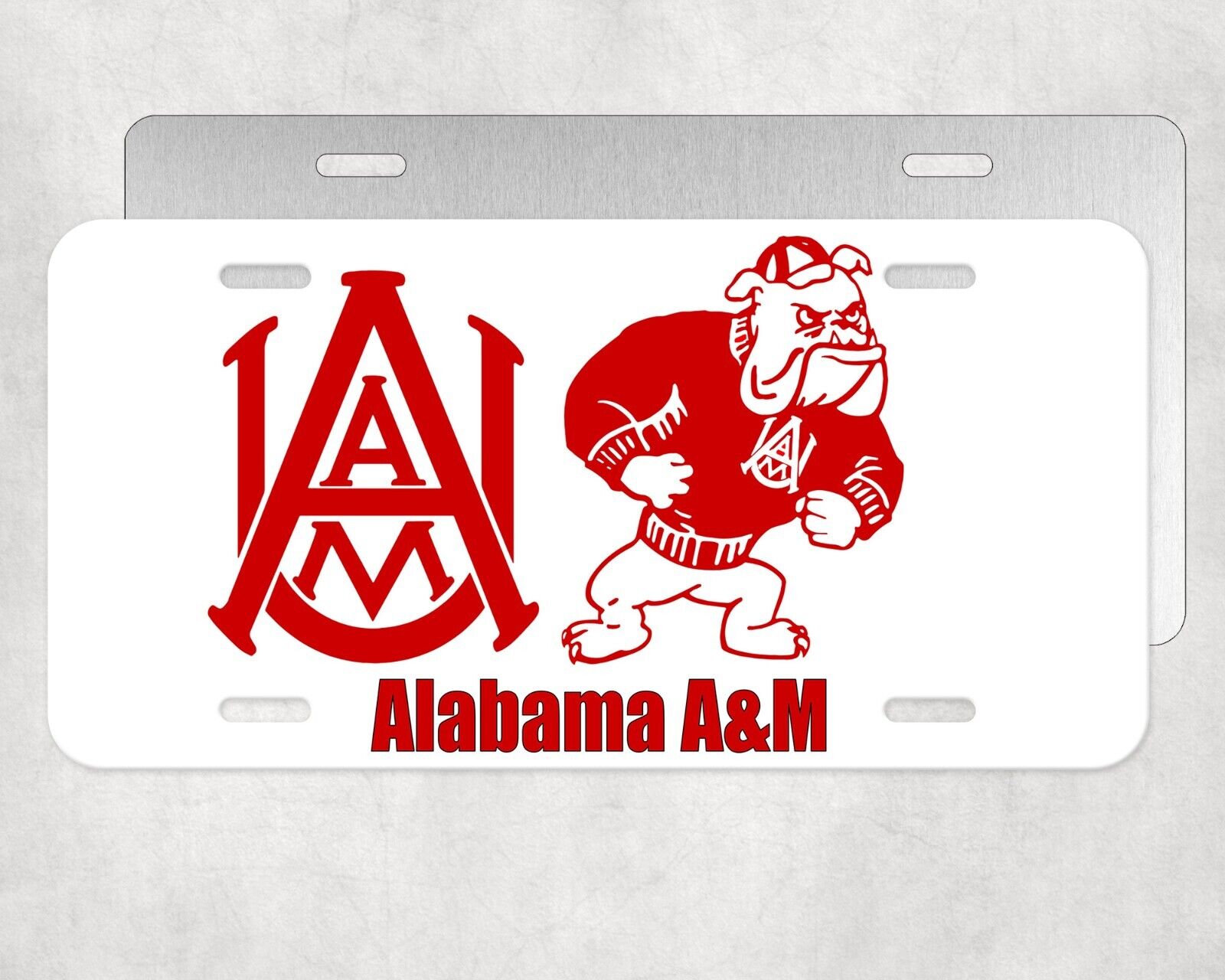 License Plate Tag Alabama A&M University Collage