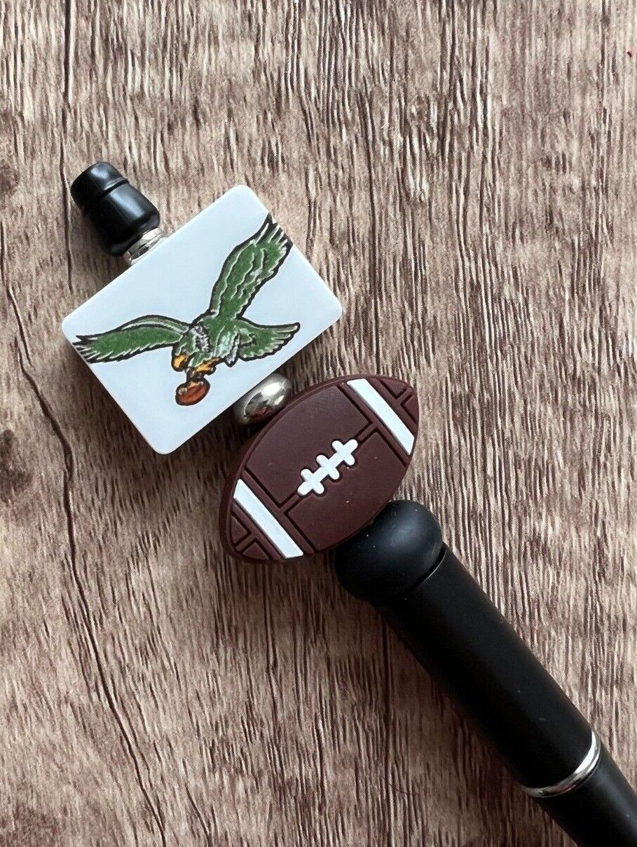 Football pens NFL throwback logos. Eagles & Redskins.Gift.basket filler.collect