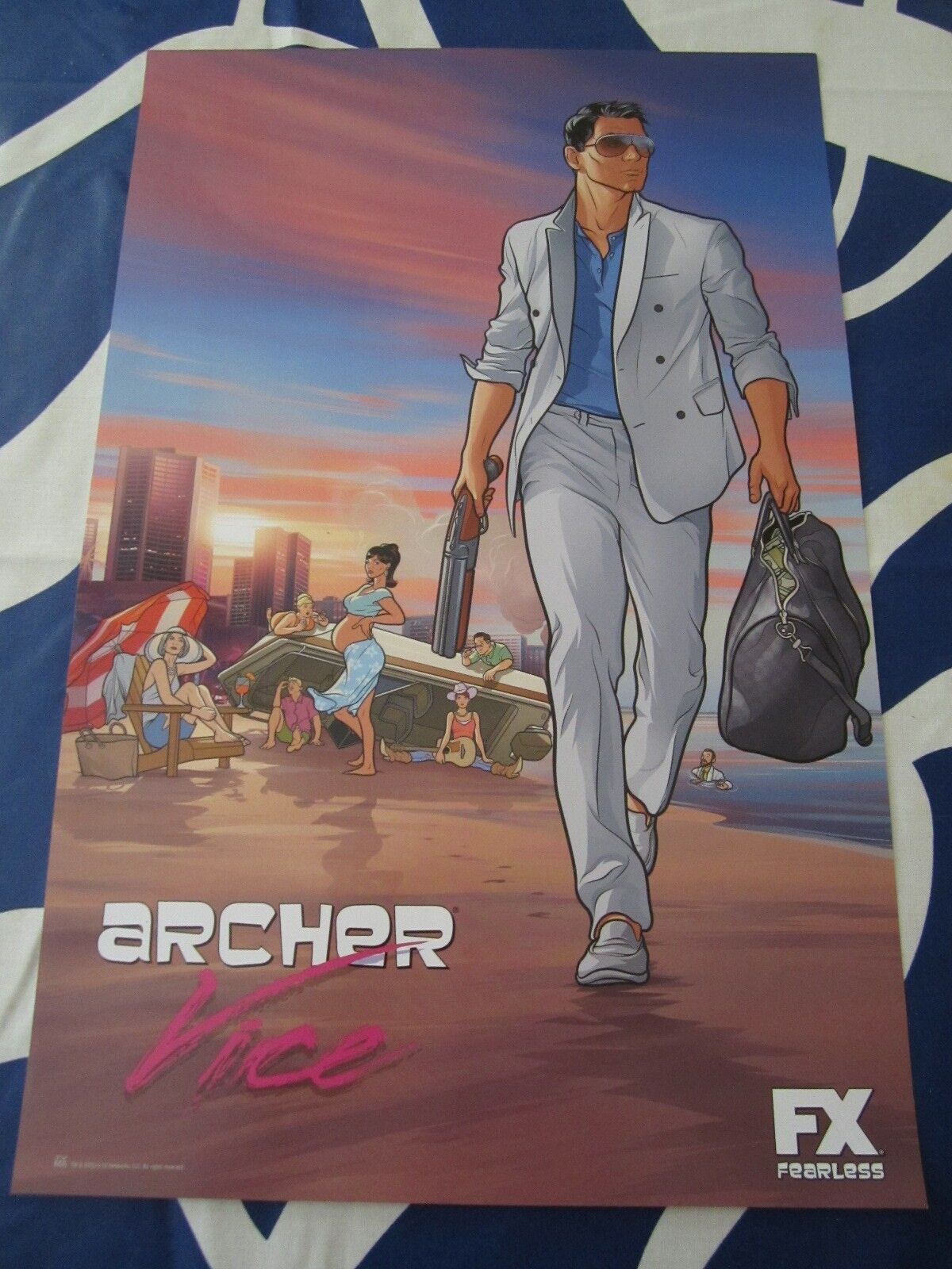 Archer Vice 2014 San Diego Comic-Con SDCC mini FX promo 11x17 poster MINT