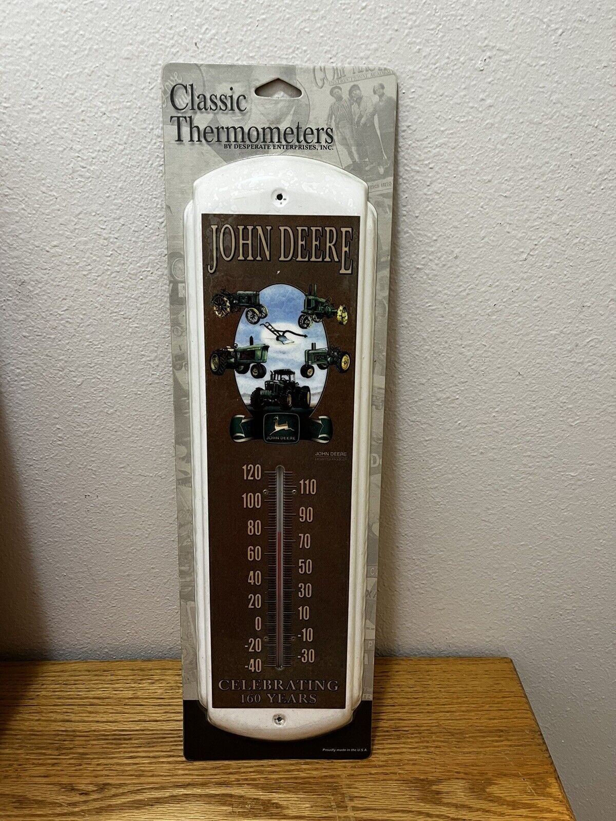 john deere thermometer Nos John Deere Wall Thermometer New In Package John Deere