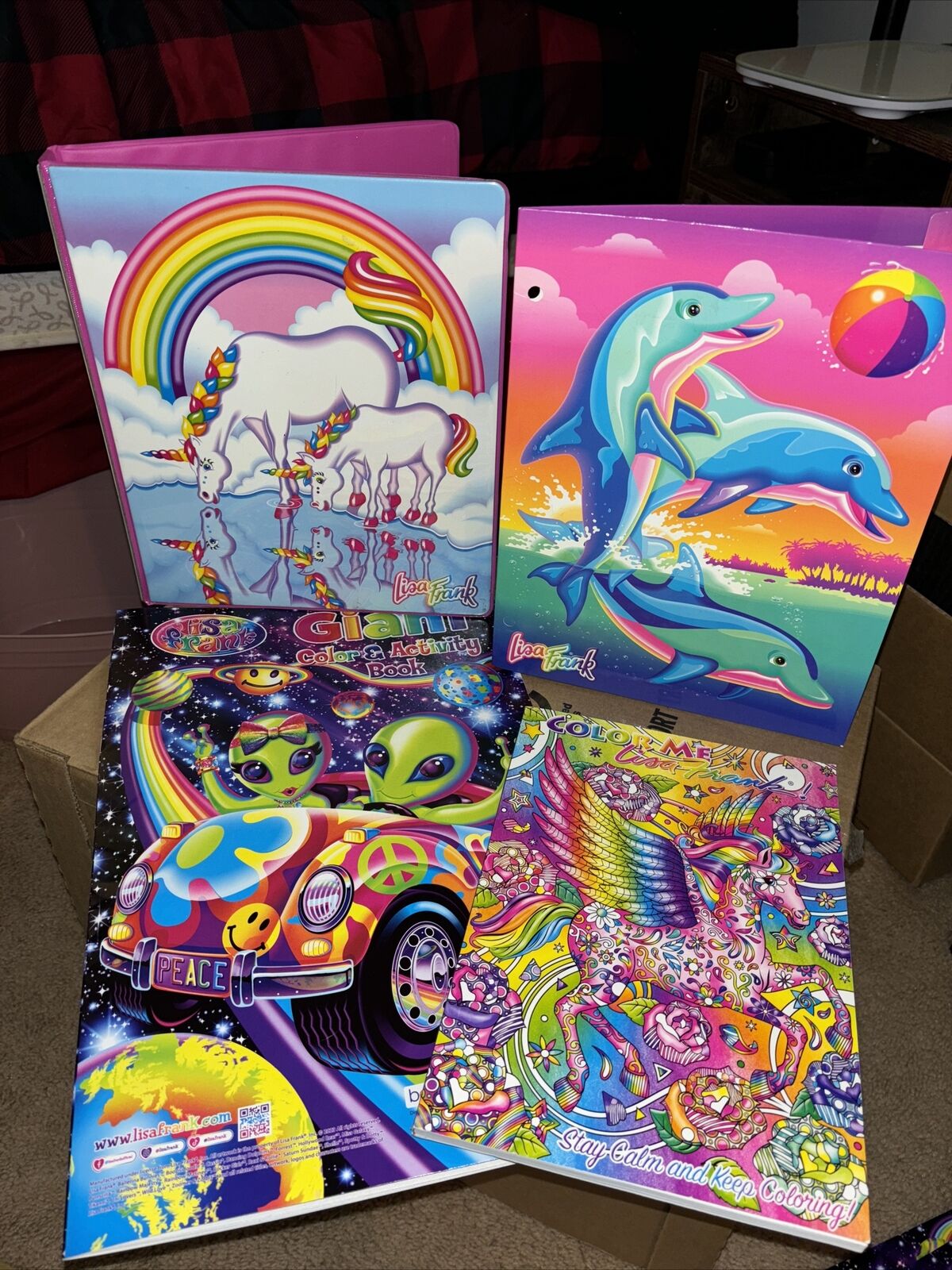 Misc Bundle Of  Lisa Frank Items-old & New