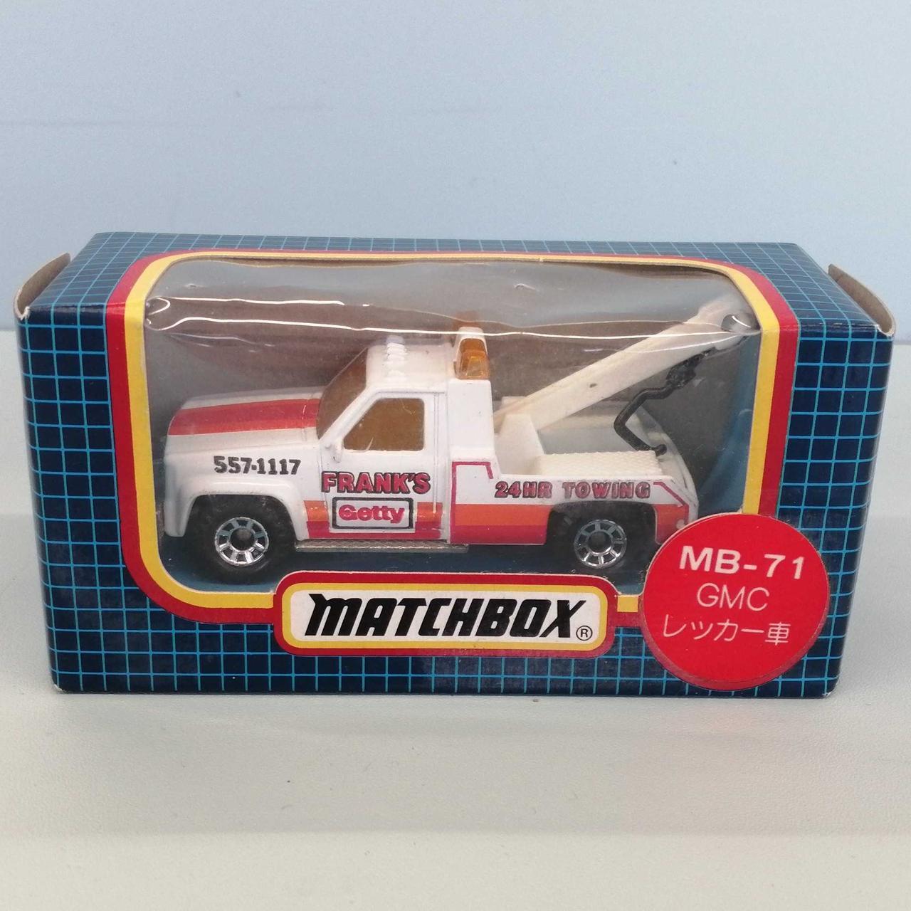 Matchbox Mb-71 Gmc Tow Truck