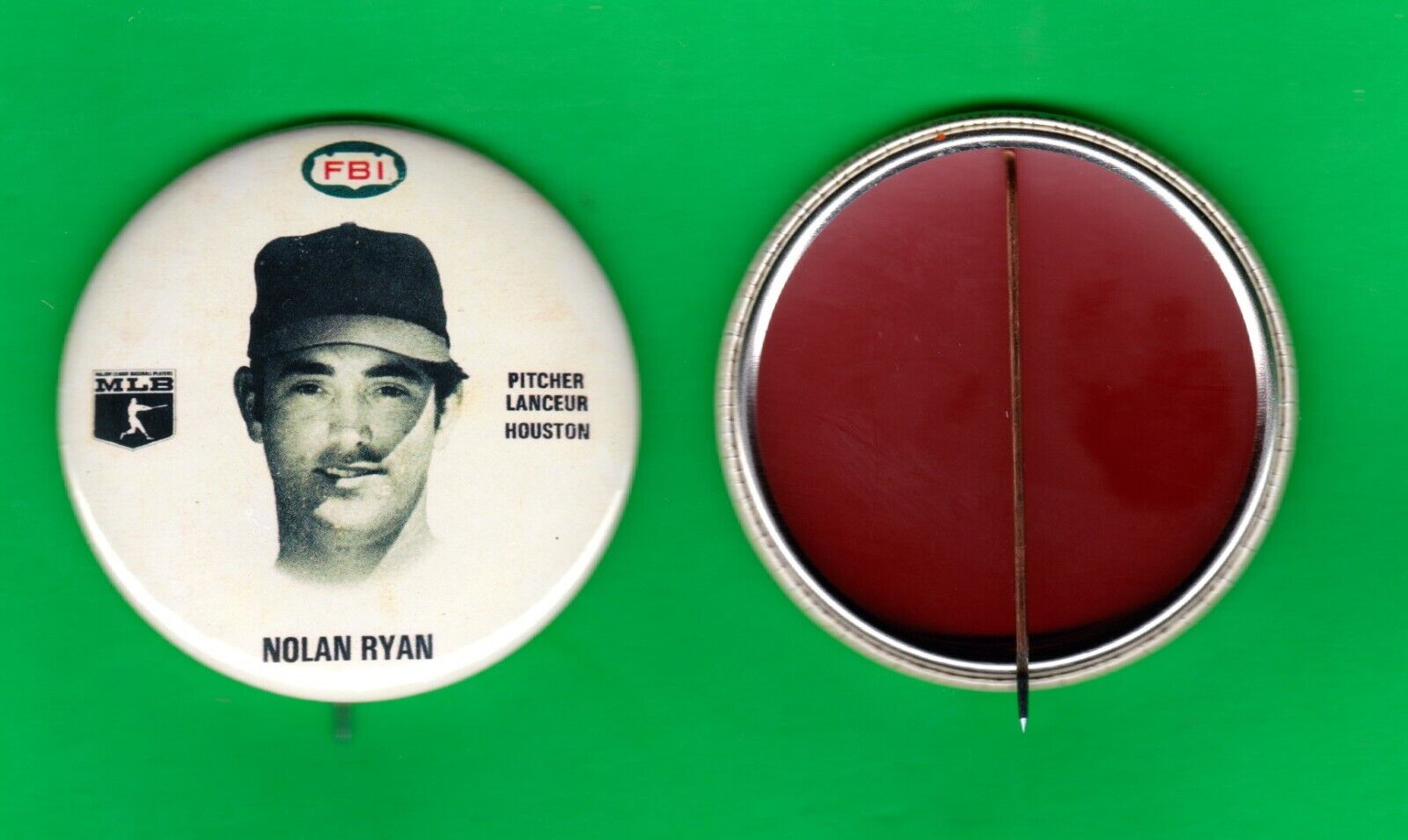 1981 STYLE Nolan RYAN  FBI Food Disc 2-1/4\