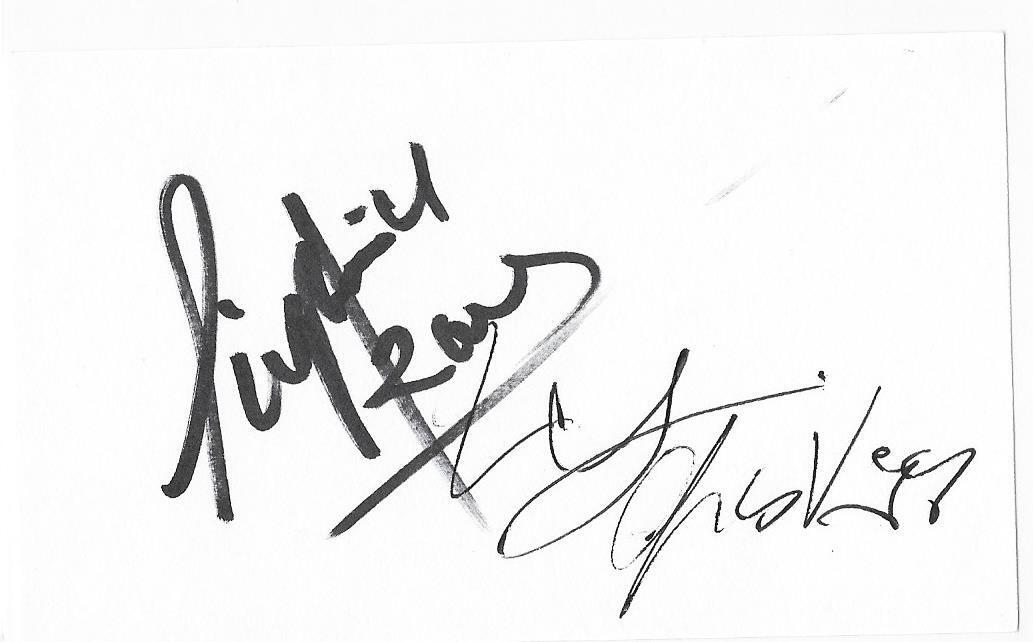 Siegfried & Roy Dual Signed 3x5 Index Cards SARMOTI Autograph JSA COA