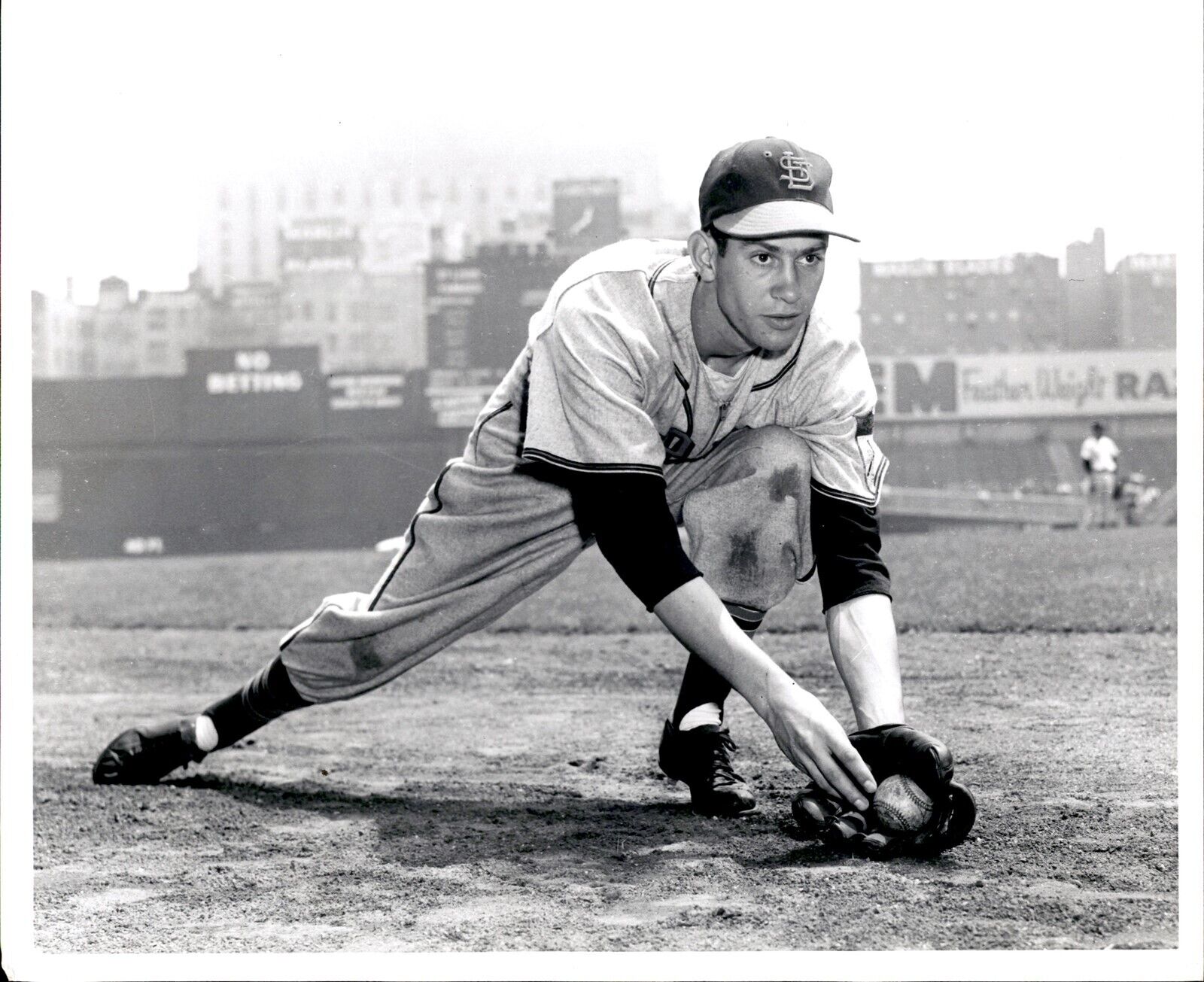PF22 Original Photo TOM UPTON 1950-51 ST LOUIS BROWNS SHORTSTOP MLB BASEBALL