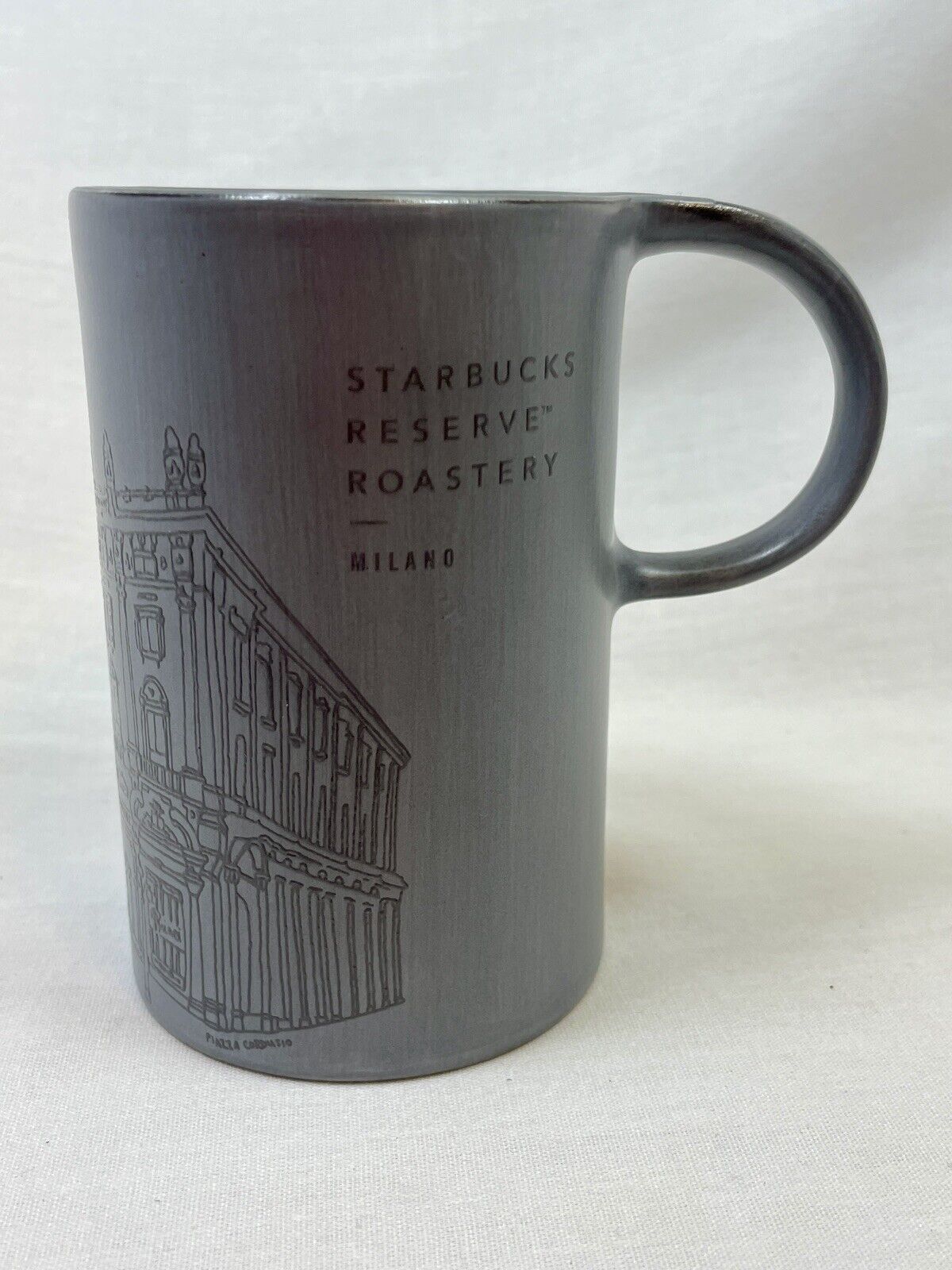 Starbucks Reserve Roastery Milano, Italy 10oz Cup Mug In Cement/ Grey New