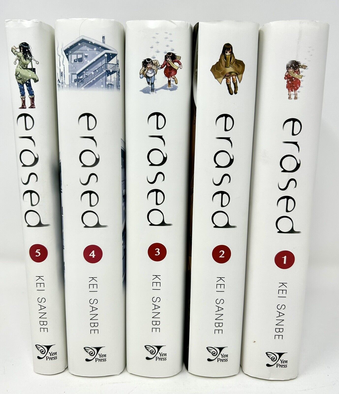 Erased 1-5 Complete Set Lot Manga English Hardcover - Kei Sanbe