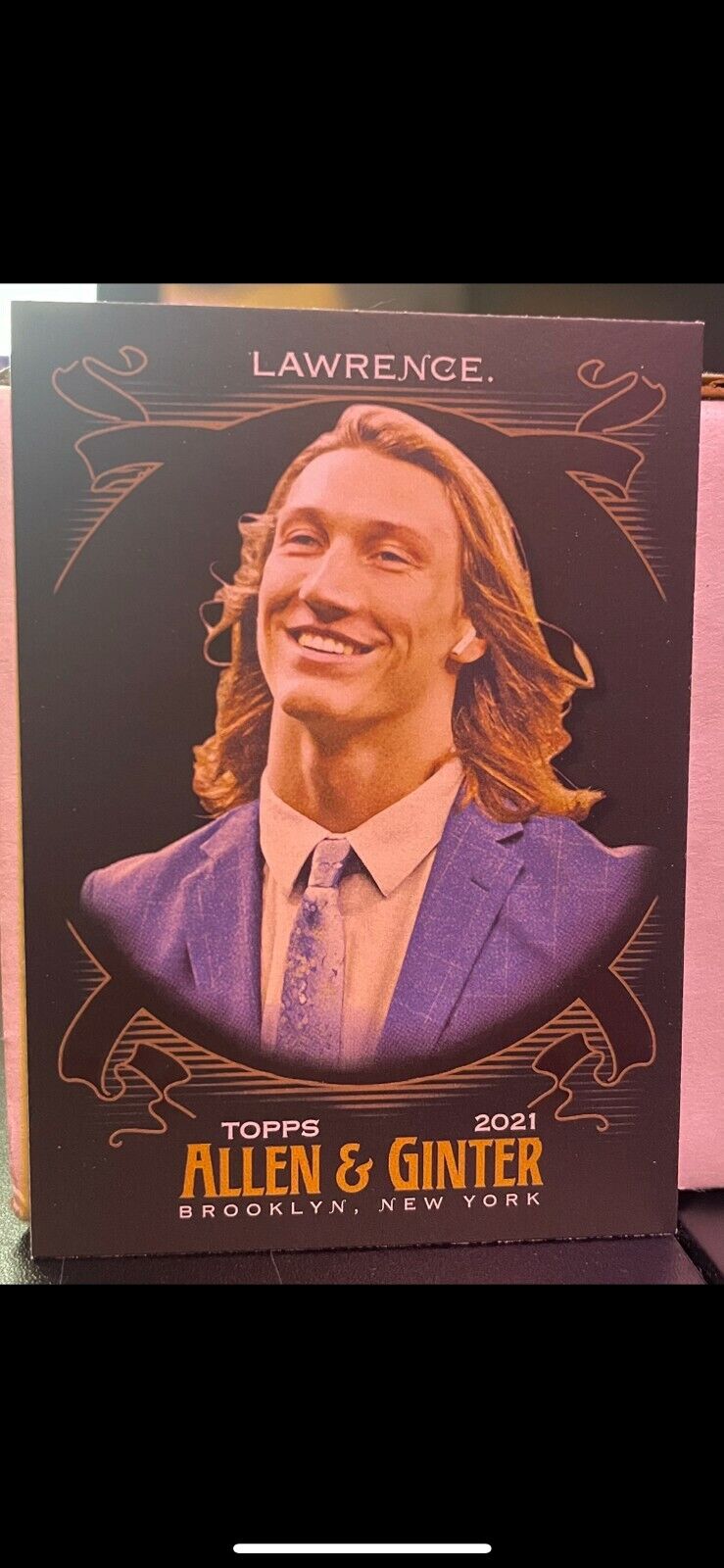 2021 Topps Allen & Ginter X Montgomery Club 582 Exclusive Trevor Lawrence 