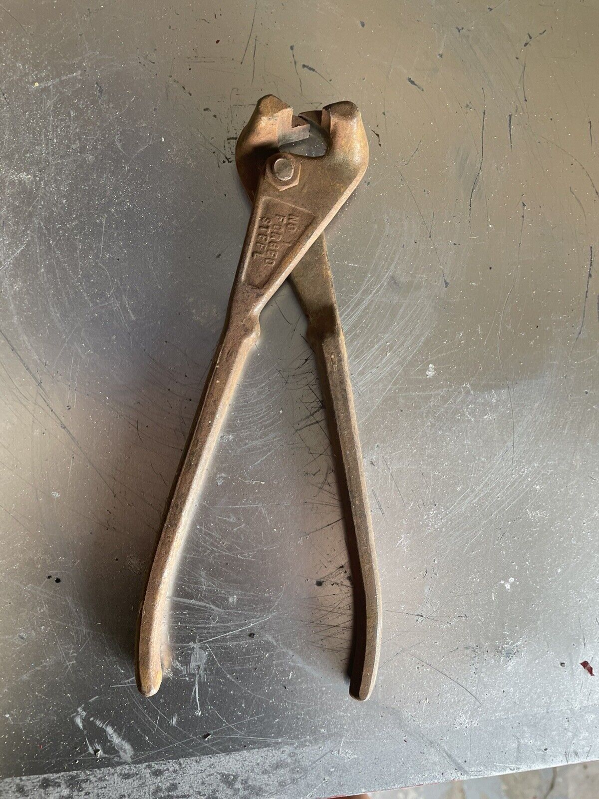 Vintage Nipper Cutter No. 1 Forged Steel