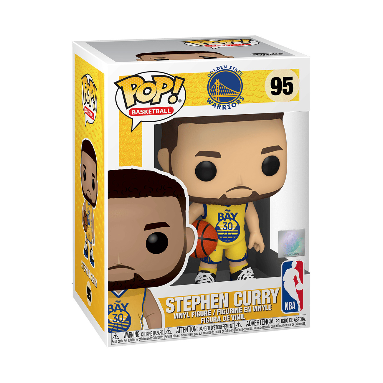 Funko Pop Vinyl: Steph Curry #95 With Protector
