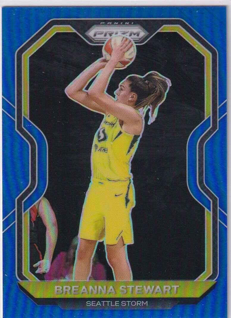 2021 PANINI WNBA PRIZM BLUE PARALLEL #85 STORM - BREANNA STEWART 131/149