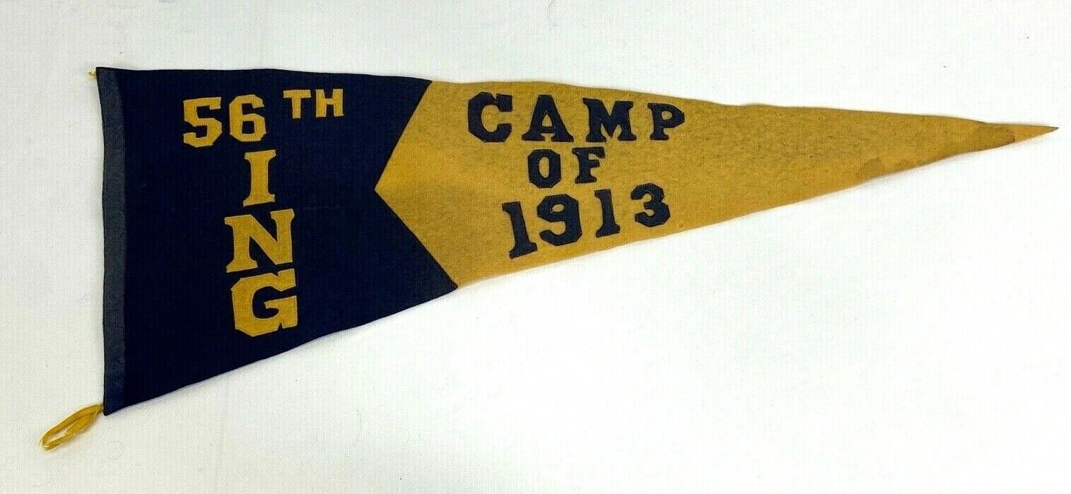 1913 Iowa 56th National Guard Camp Pennant