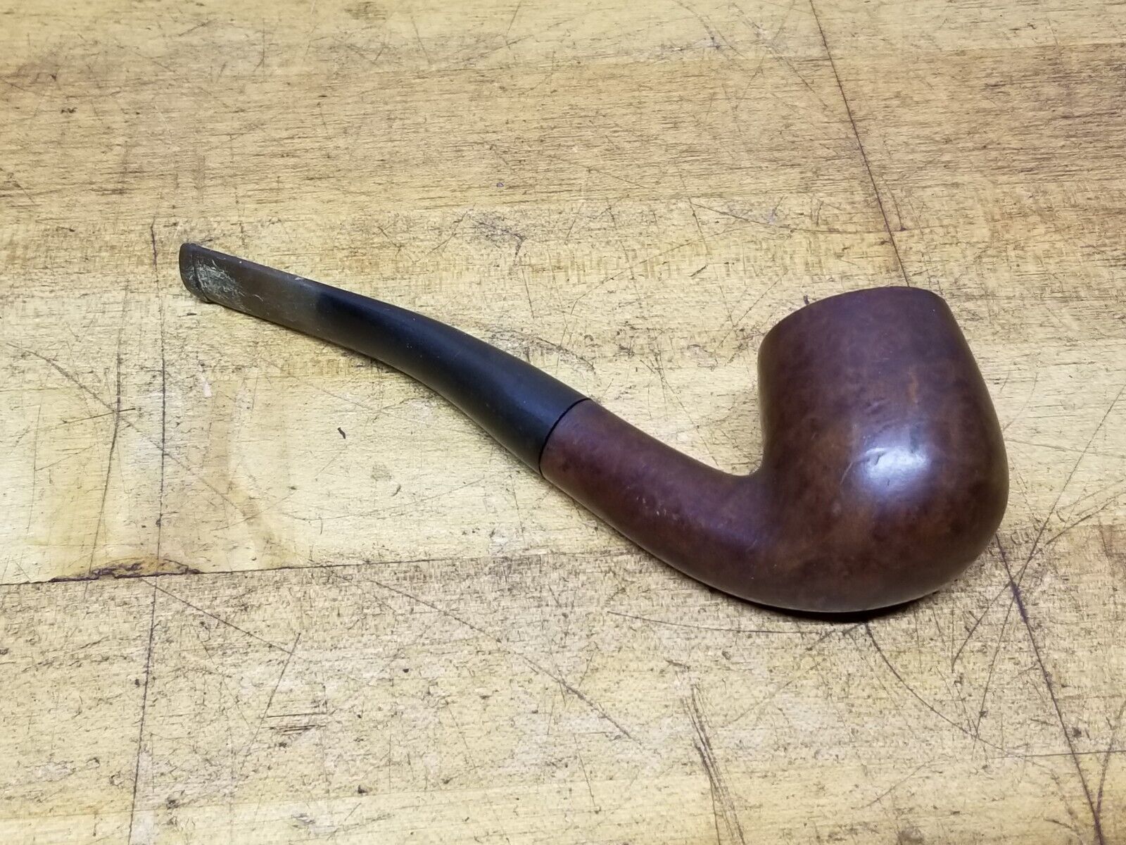Vintage John's Imported Briar Smoking Pipe