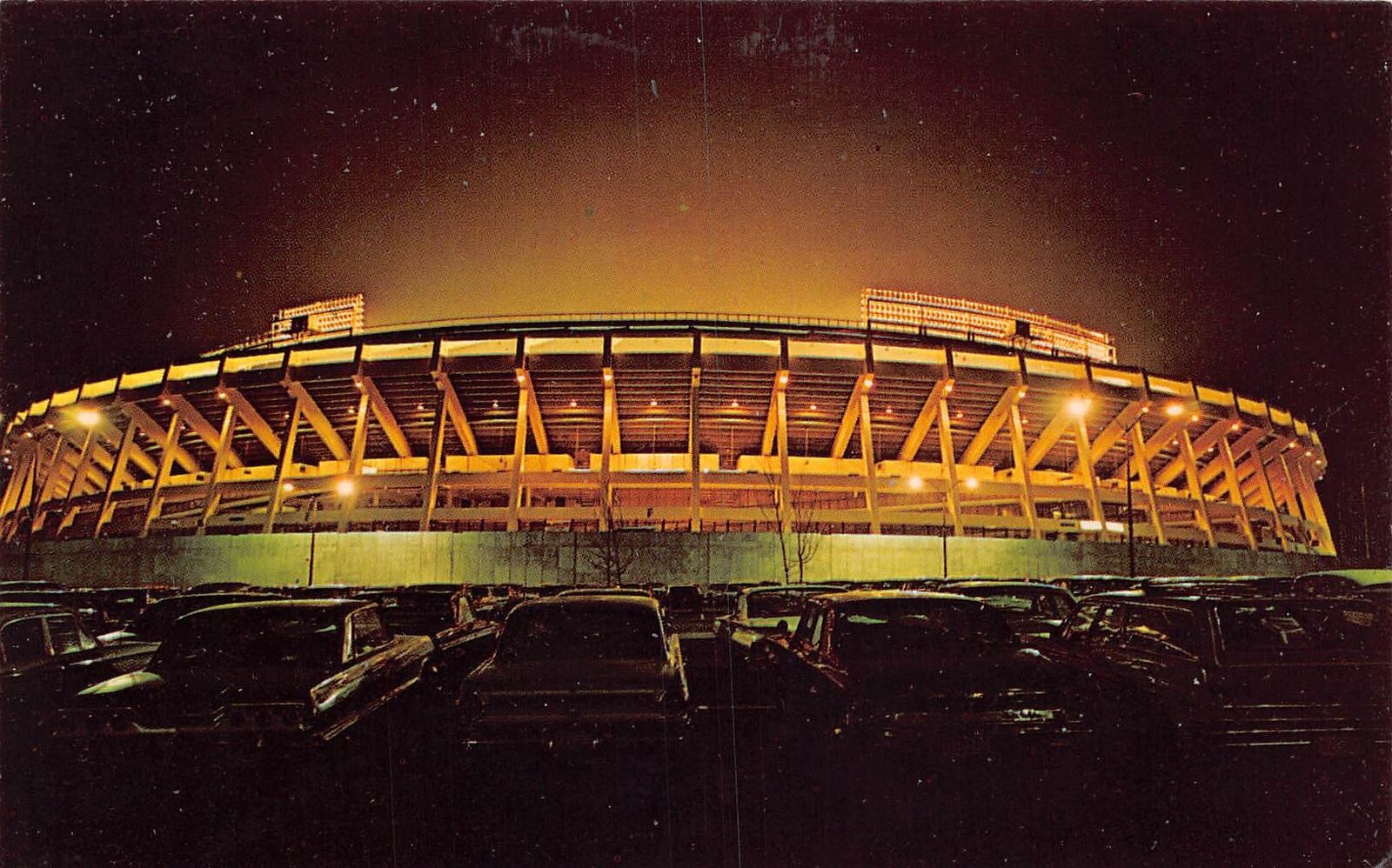 J74/ Baseball Stadium Sports Postcard Chrome Atlanta Georgia 161